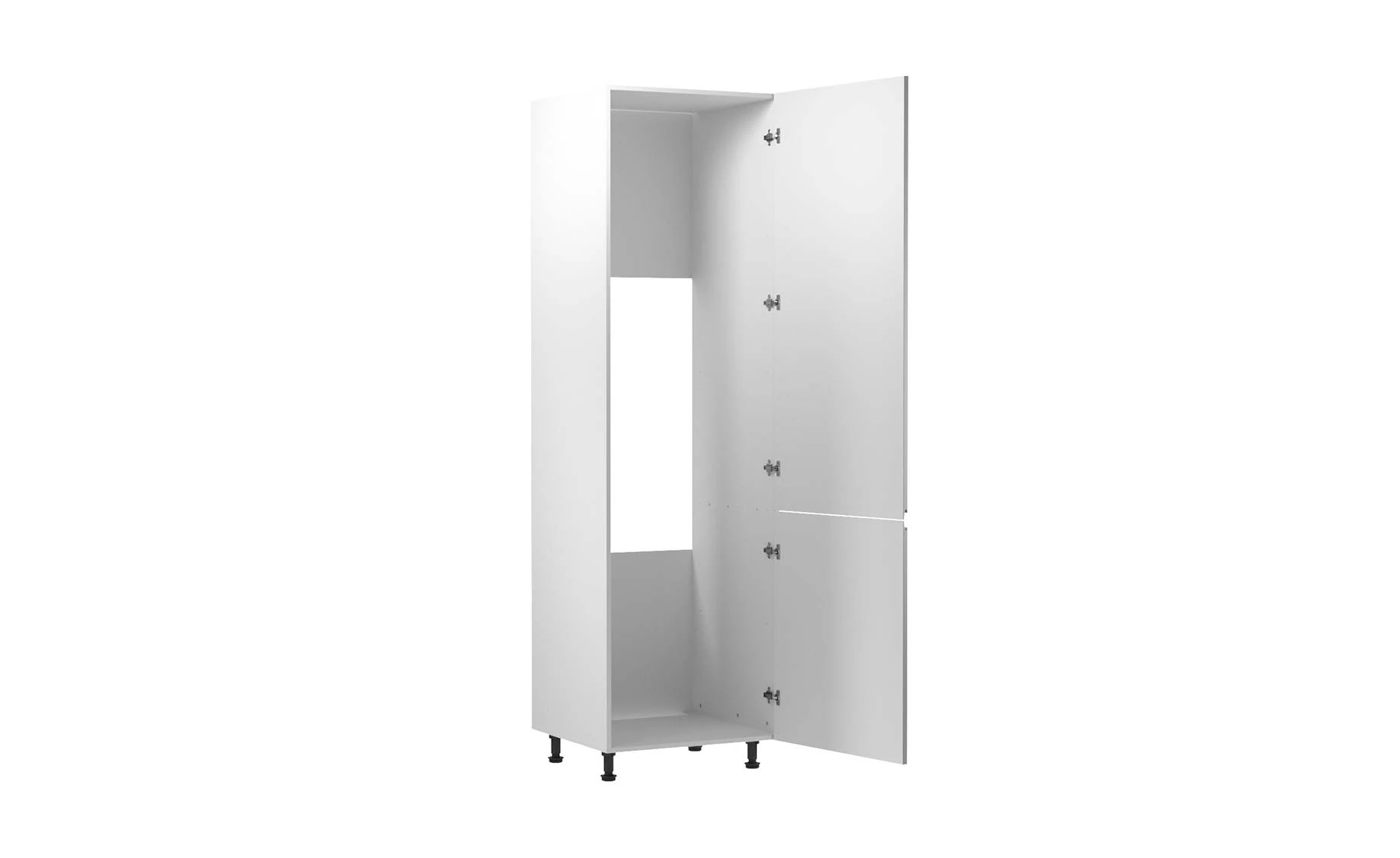 Gardena kolona za frižider D60ZL 2V desna 60x58x212cm siva