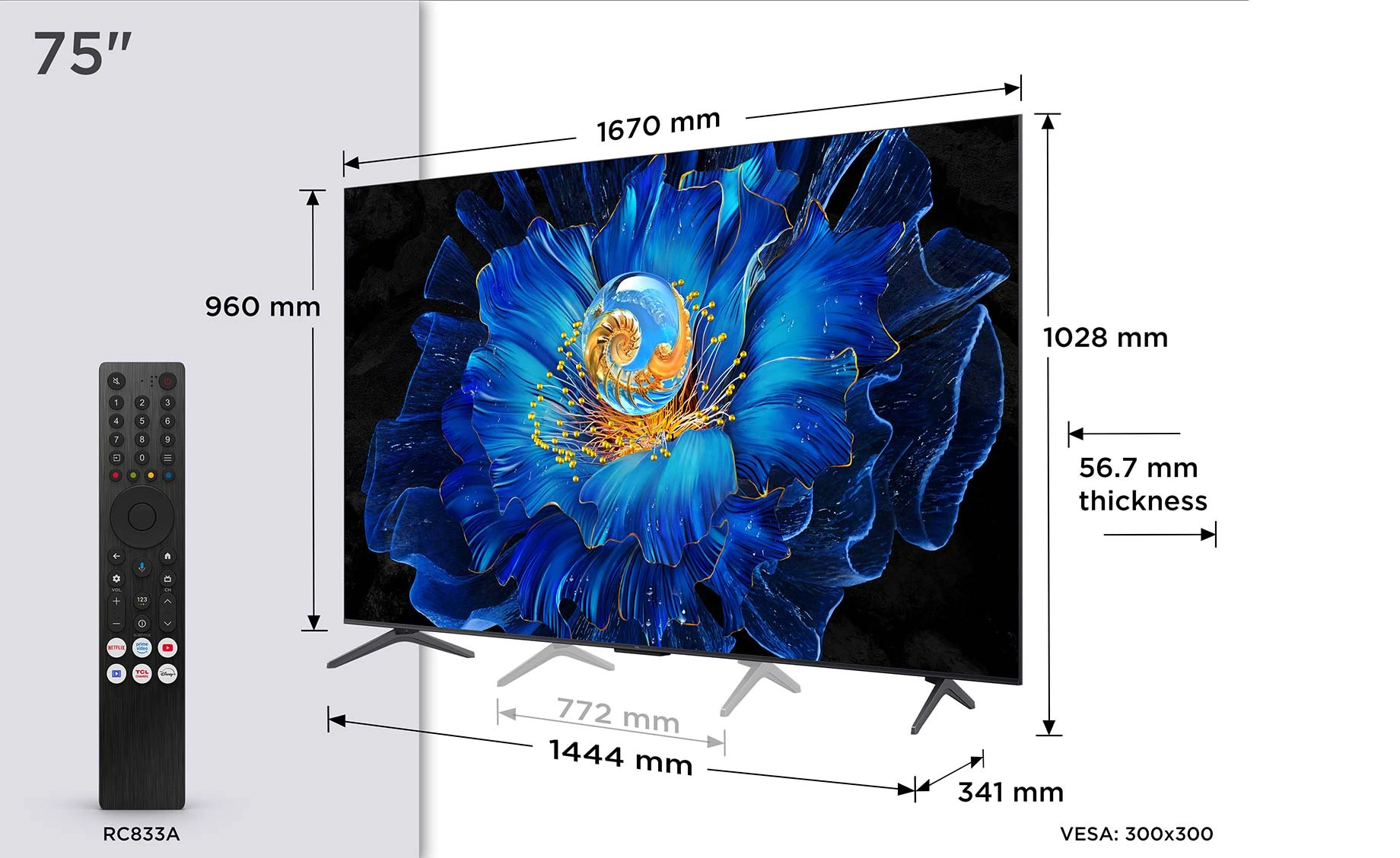 TCL 75C6KS televizor