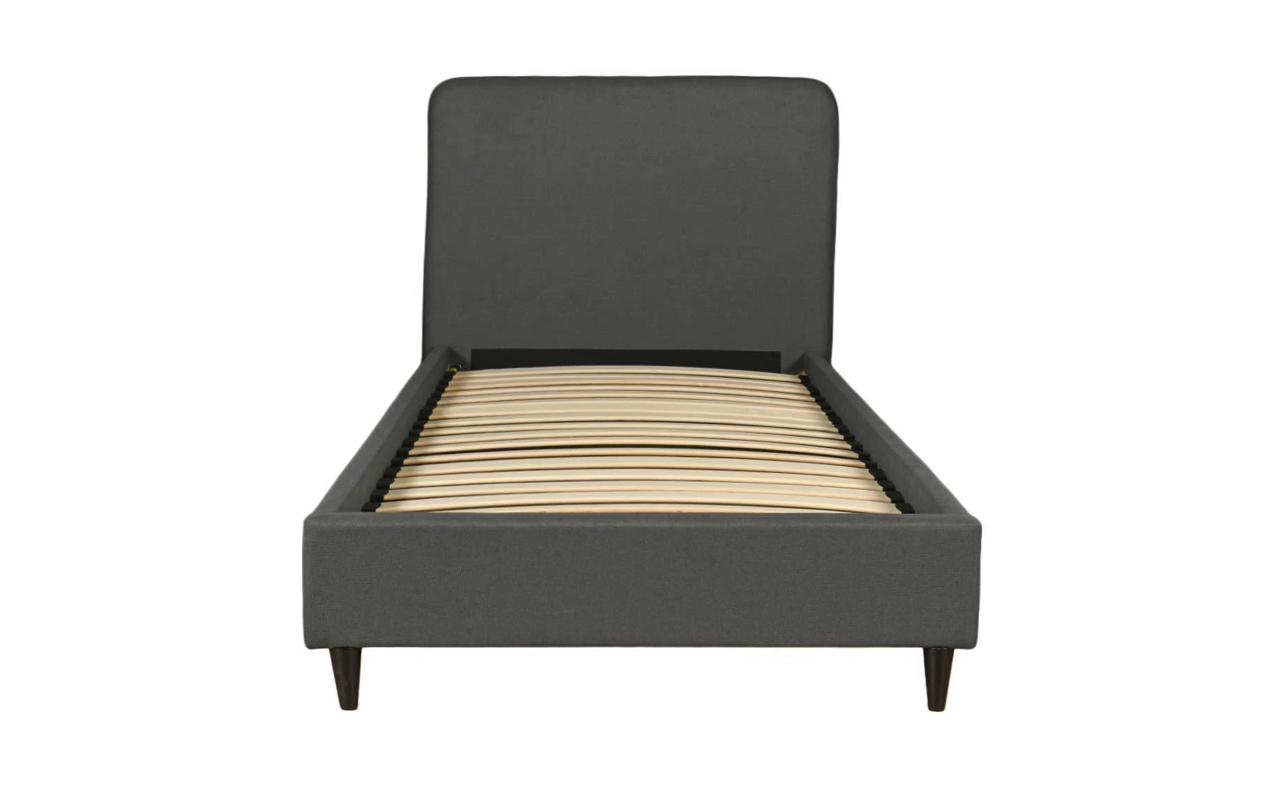 Foggia krevet s podnicom 108x215x101 cm siva