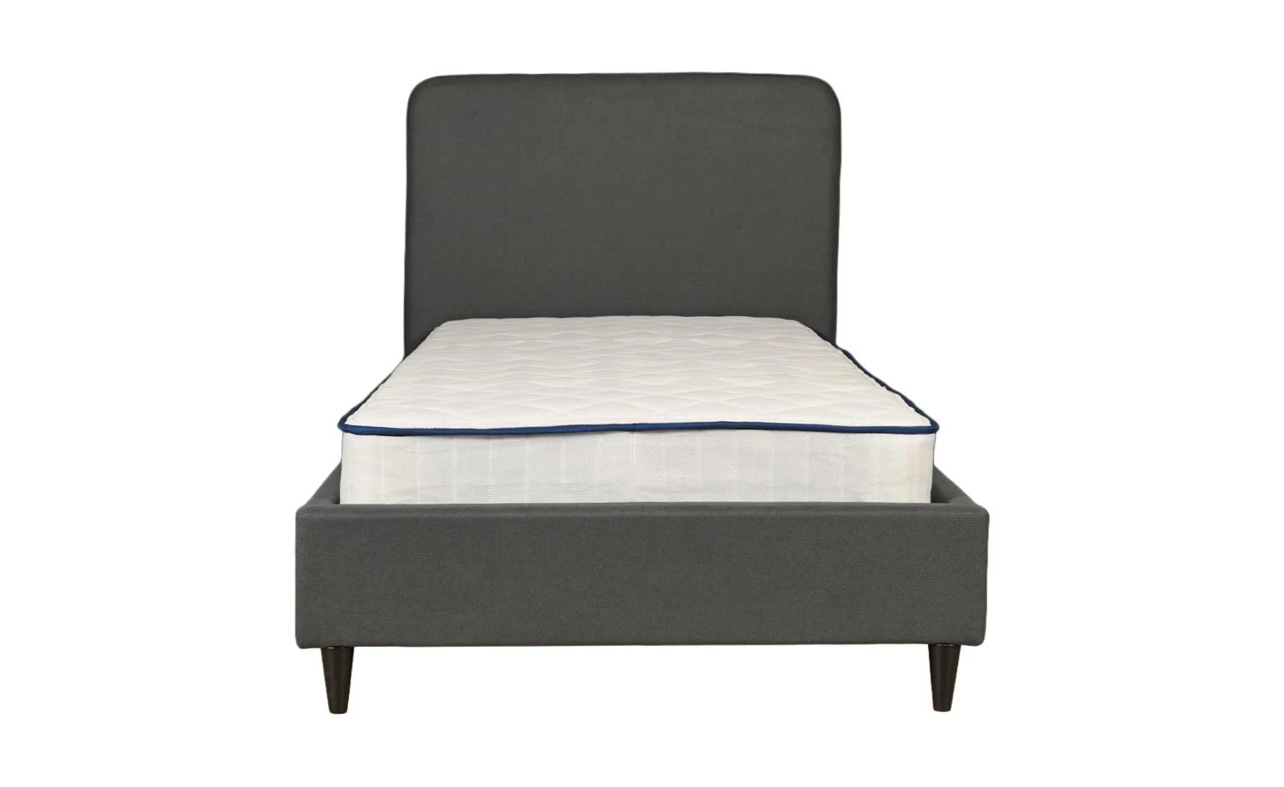 Foggia krevet s podnicom 108x215x101 cm siva