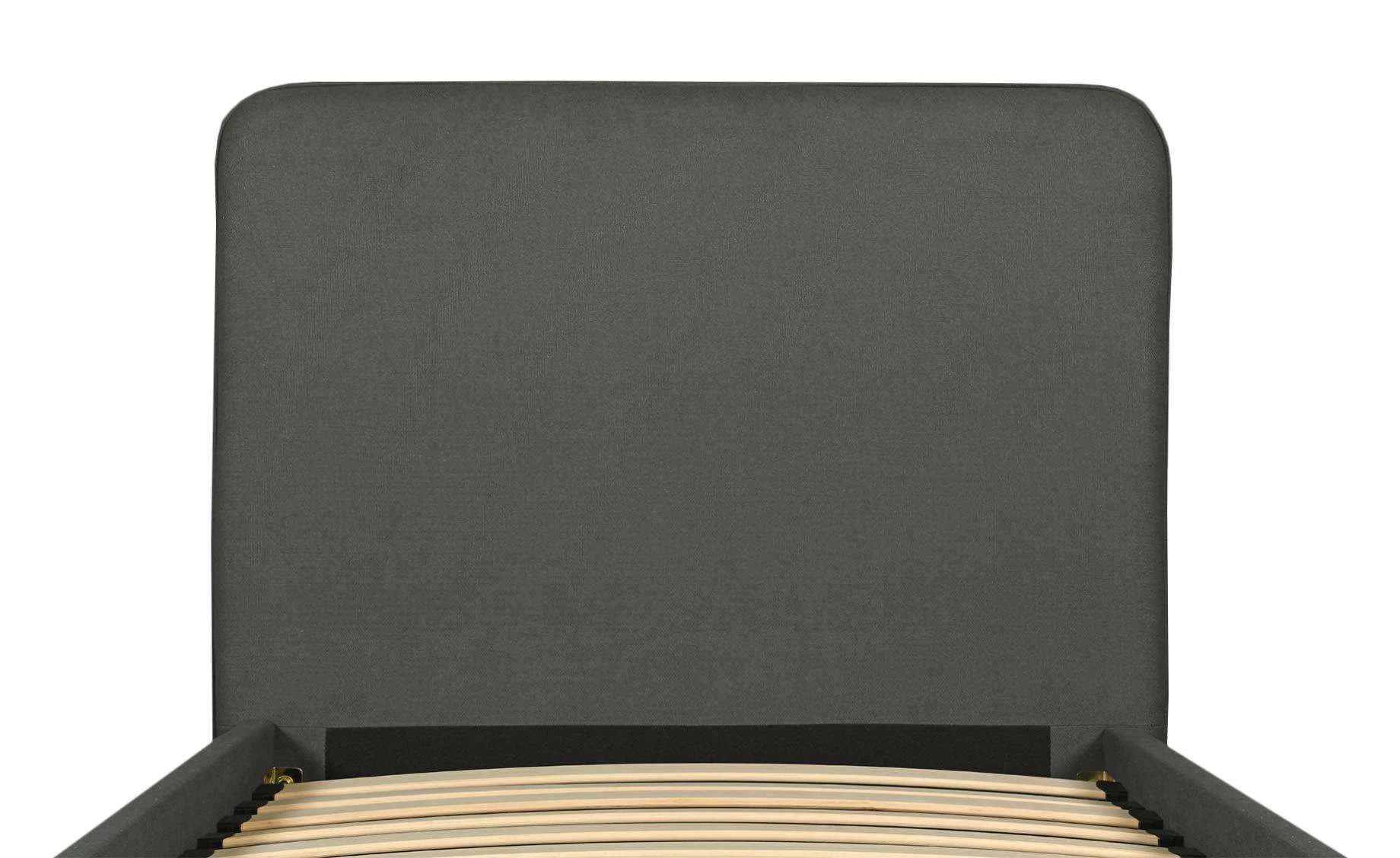 Foggia krevet s podnicom 108x215x101 cm siva