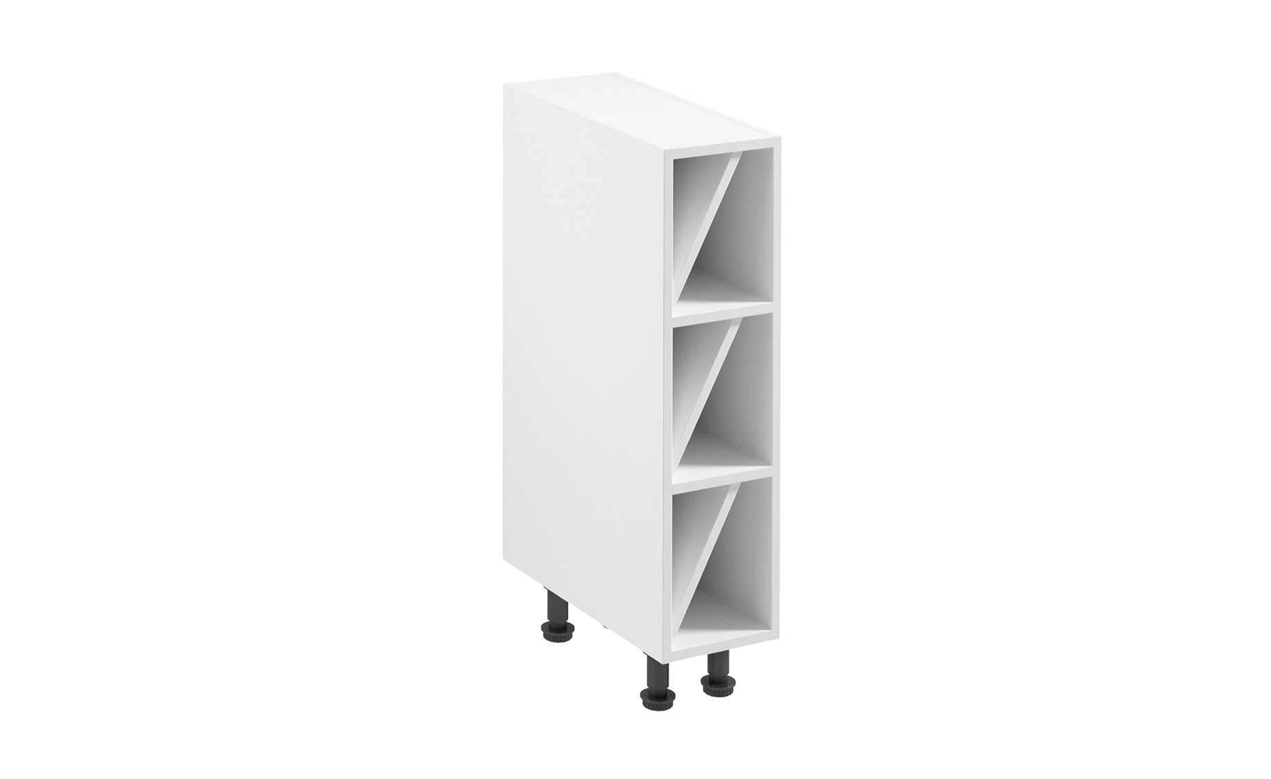 Gardena donji element otvoreni za vino D20W 20x45x82cm bela