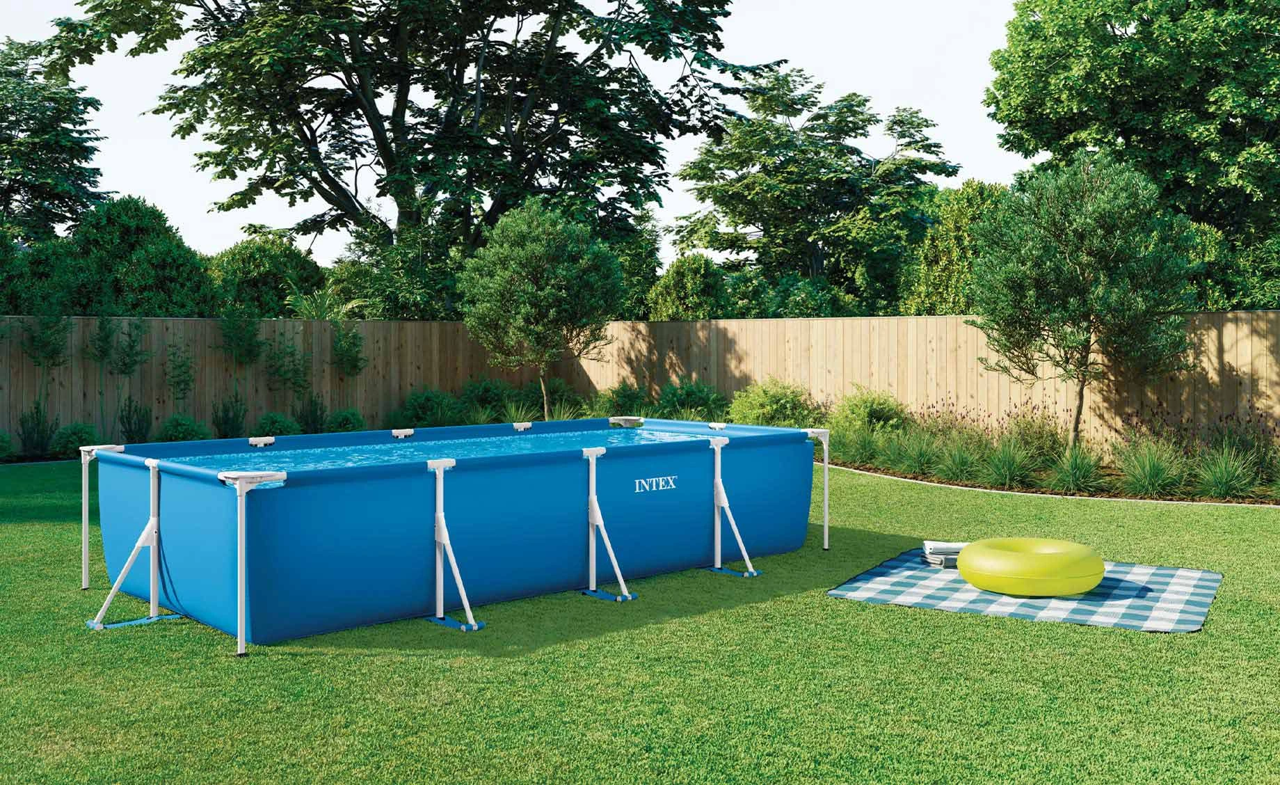 Bazen Intex Rectangular Frame 4,50 x 2,20 x 0,84 m 28273NP