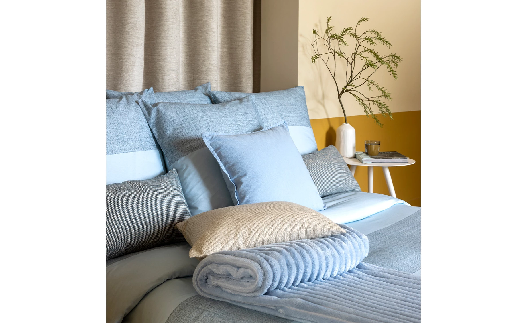 Posteljina Bluish 200x200cm