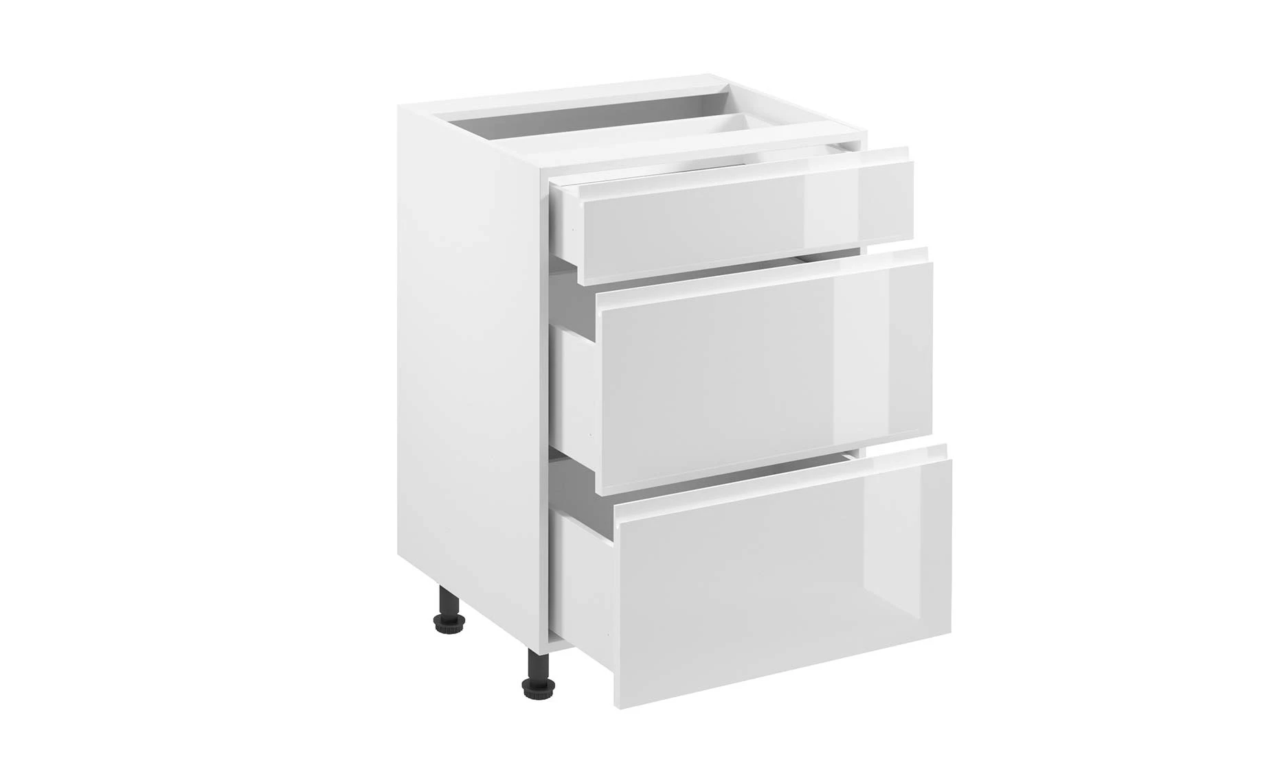 Gardena fiokar D60S3 3F metabox 80x47x82cm bela