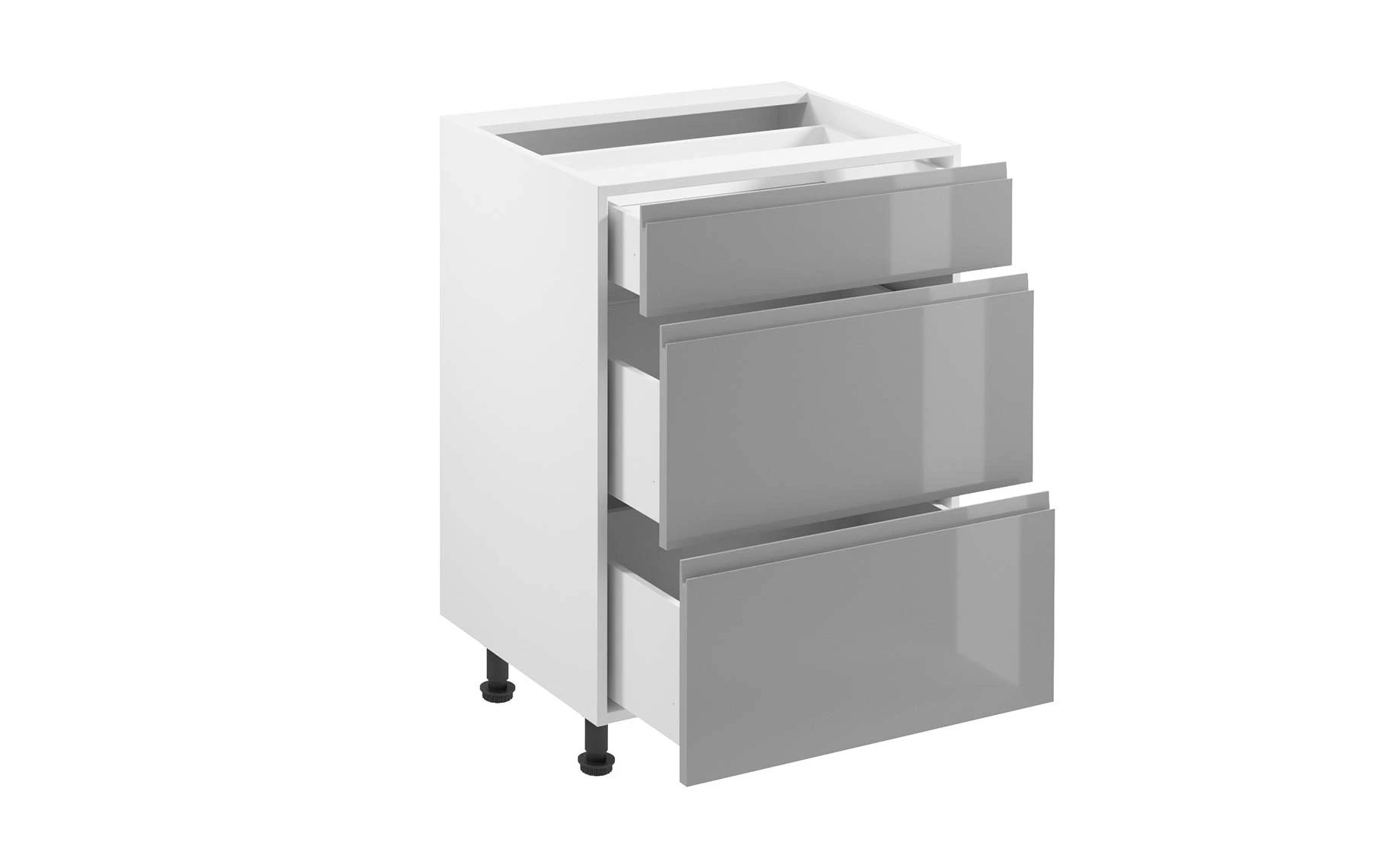 Gardena fiokar D60S3 3F metabox 60x47x82cm siva