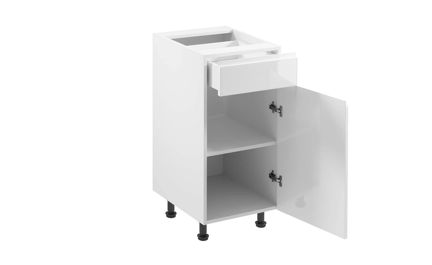 Gardena fiokar D40S1 metabox 1F+1V desna 40x52x82cm siva
