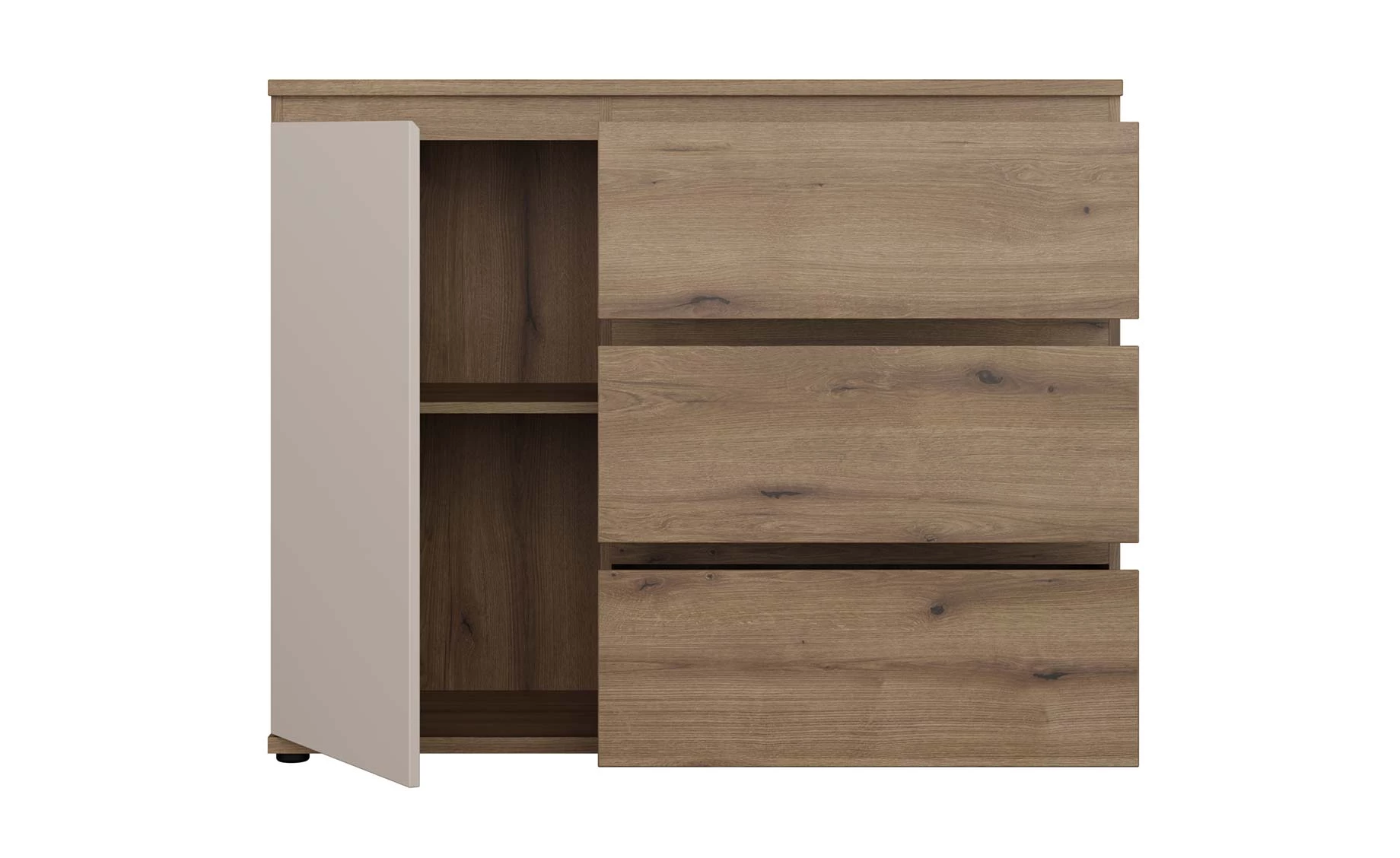 Collet komoda 115x41x93 cm oak/sand