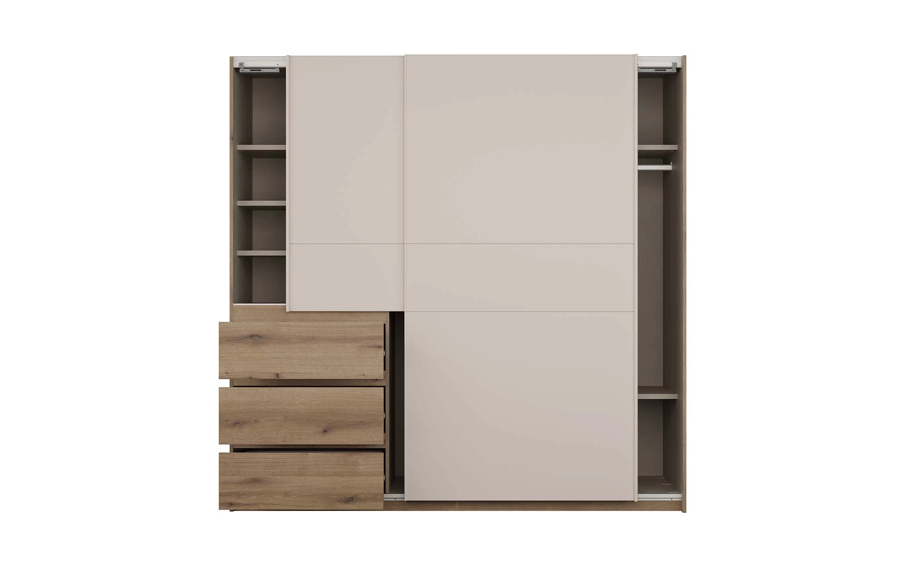 Collet klizni ormar 200x61x200 cm oak/sand