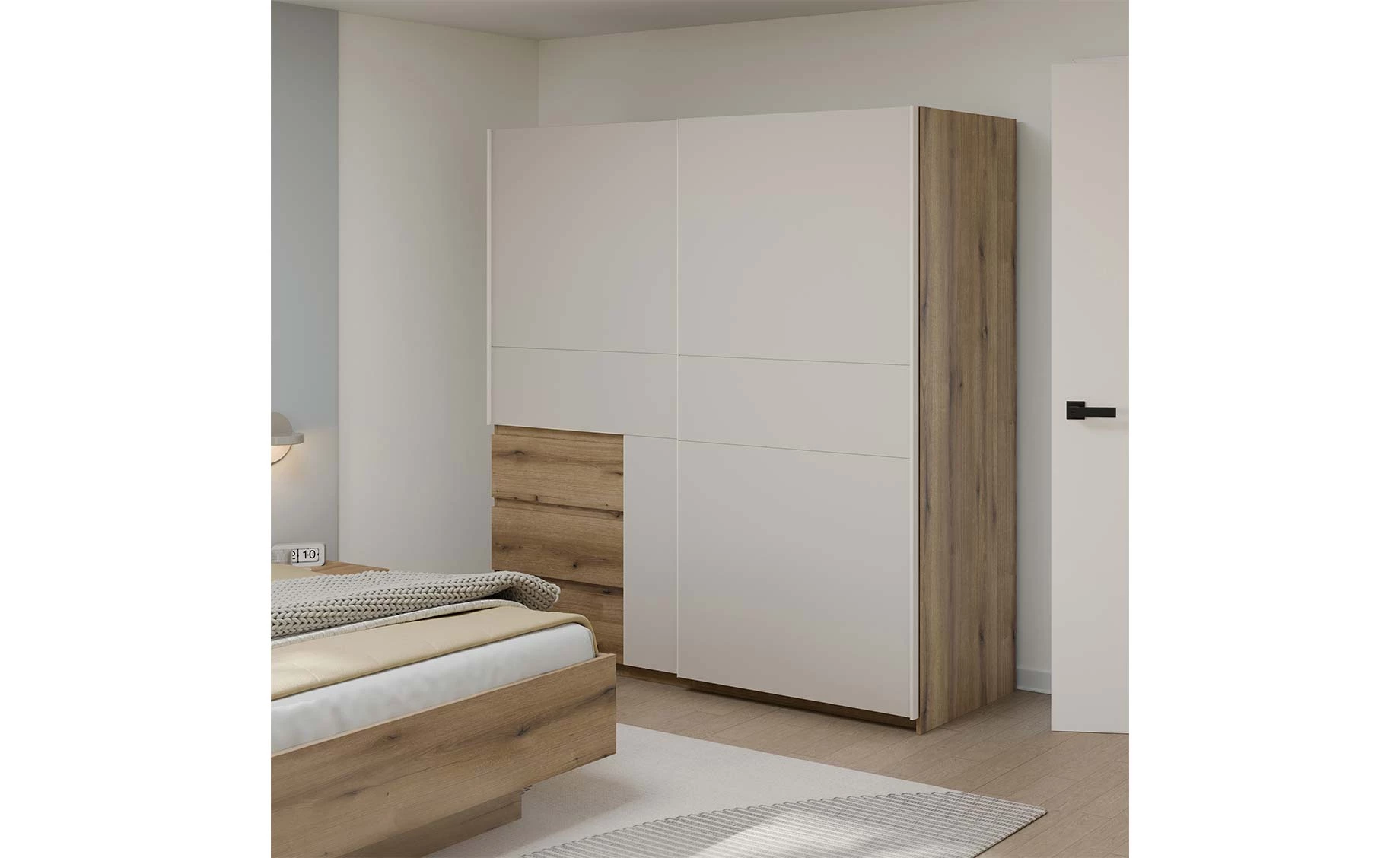 Collet klizni ormar 200x61x200 cm oak/sand
