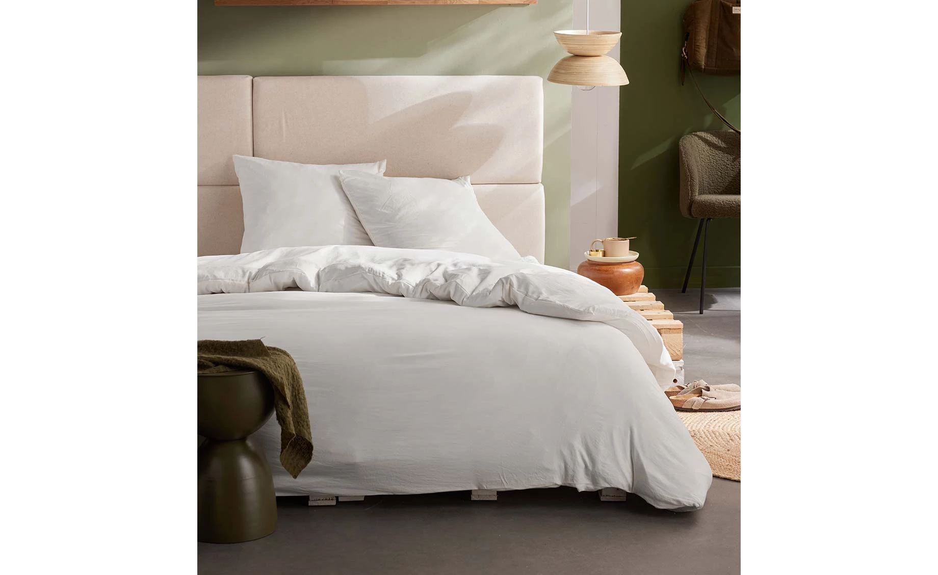 Posteljina Chantilly 140x200cm bela