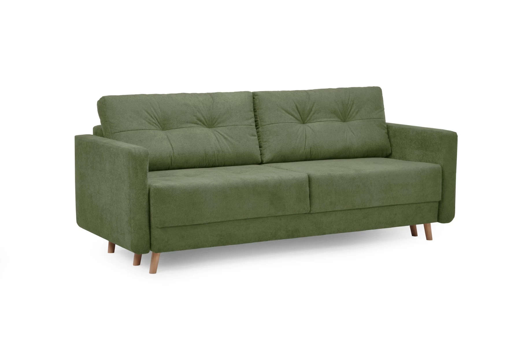 Scandi trosed sa ležajem i prostorom za odlaganje 218x92x91 cm zelena