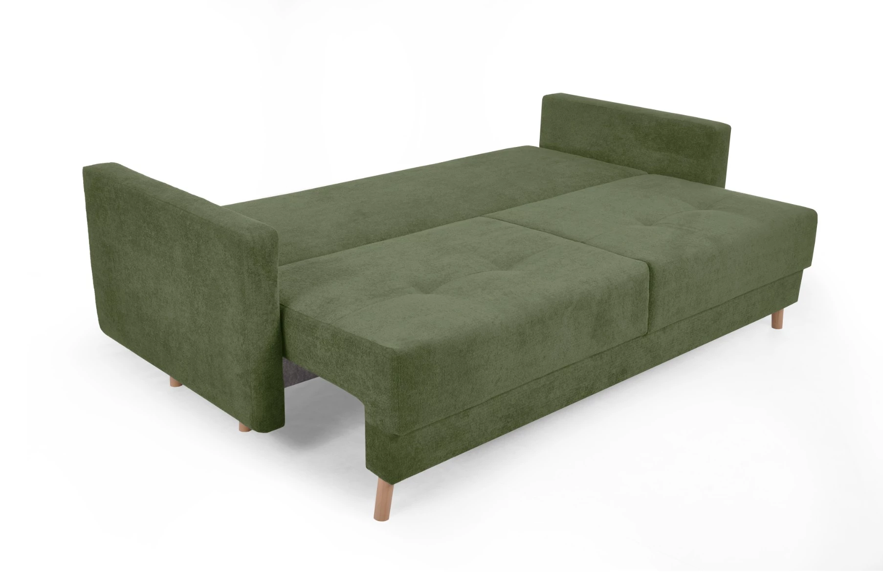 Scandi trosed sa ležajem i prostorom za odlaganje 218x92x91 cm zelena