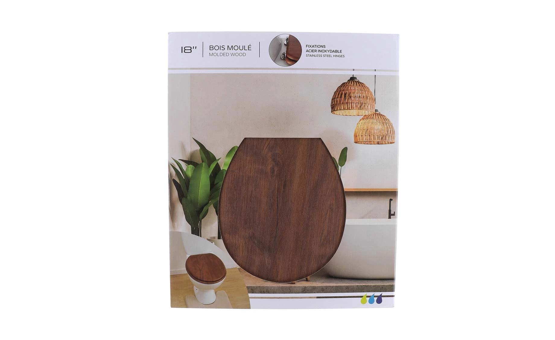 Wc daska Rustic