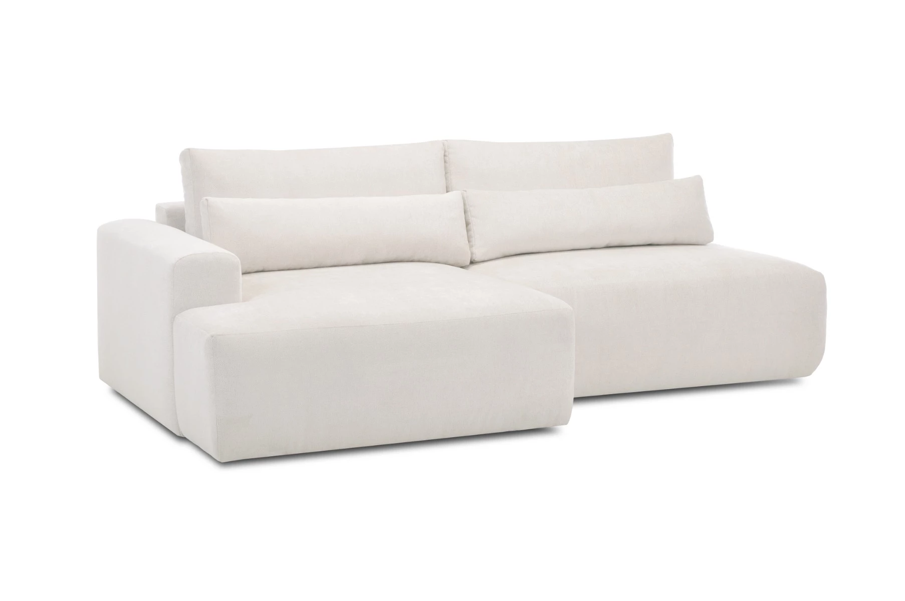 Syrenne ugaona garnitura sa ležajem 246x152x87 cm svetlo bež leva