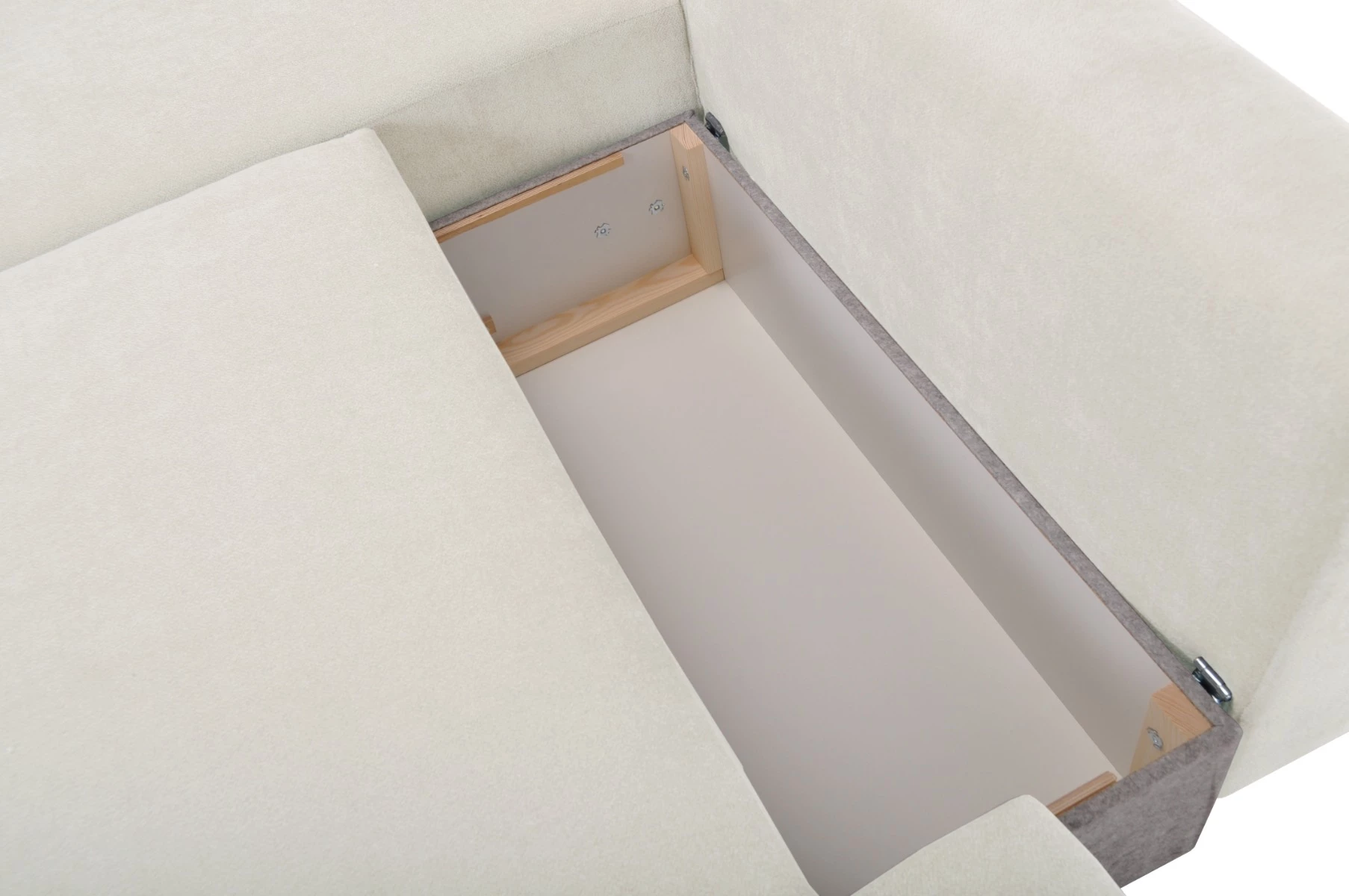 Syrenne ugaona garnitura sa ležajem 246x152x87 cm svetlo bež leva