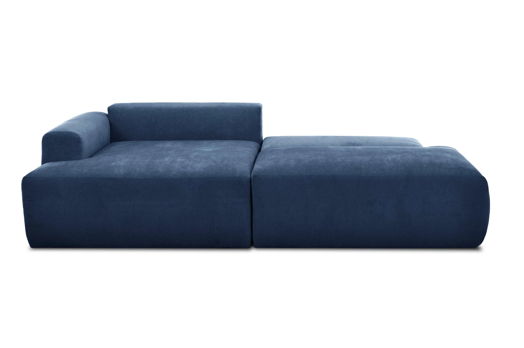 Syrenne kutna garnitura s ležajem 246x152x87 cm plava lijeva