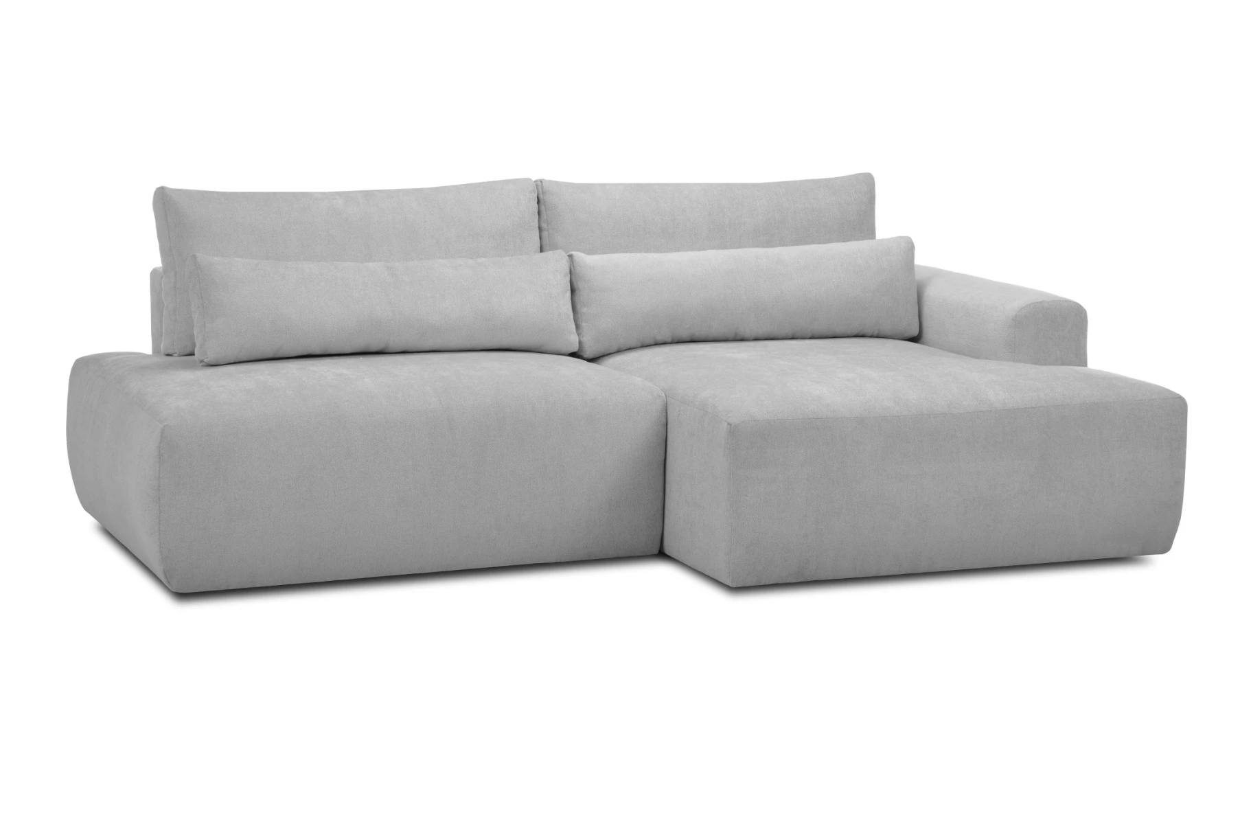 Syrenne ugaona garnitura sa ležajem 246x152x87 cm siva desna