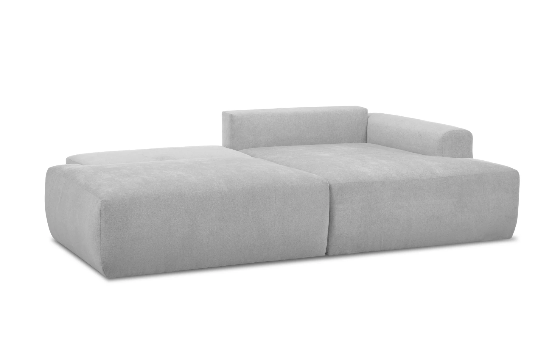 Syrenne ugaona garnitura sa ležajem 246x152x87 cm siva desna