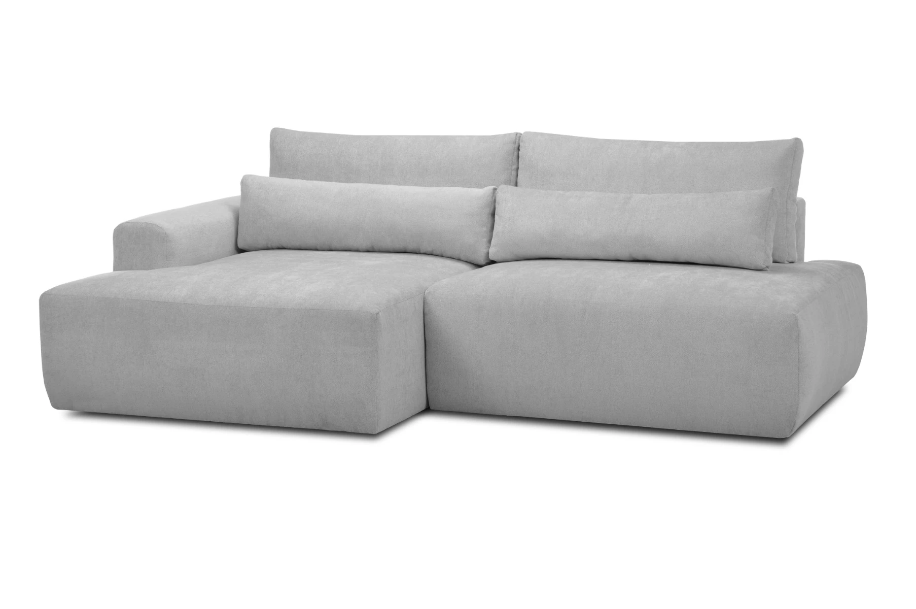 Syrenne ugaona garnitura sa ležajem 246x152x87 cm siva leva