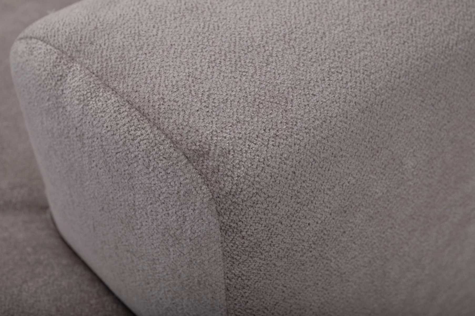 Syrenne ugaona garnitura sa ležajem i prostorom za odlaganje 246x152x87 cm taupe desna