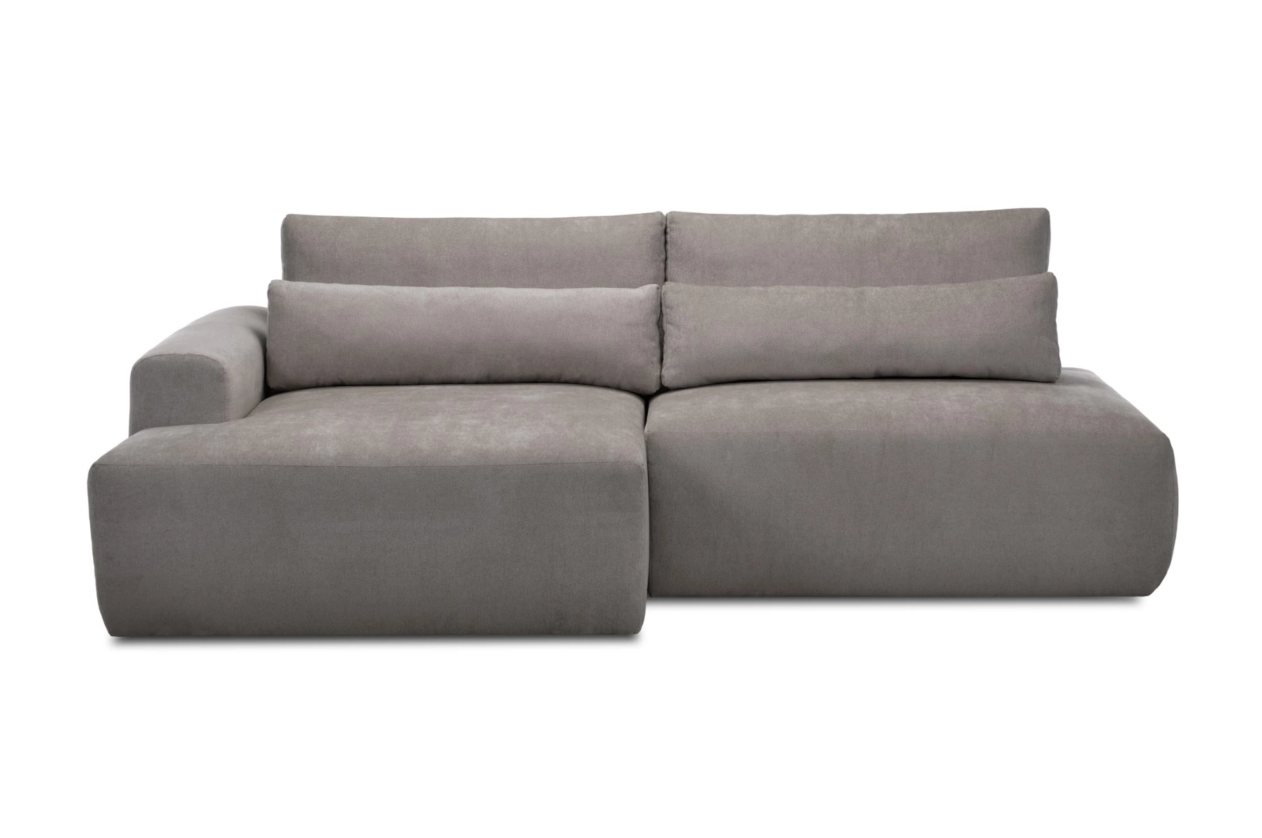 Syrenne ugaona garnitura sa ležajem i prostorom za odlaganje 246x152x87 cm taupe leva