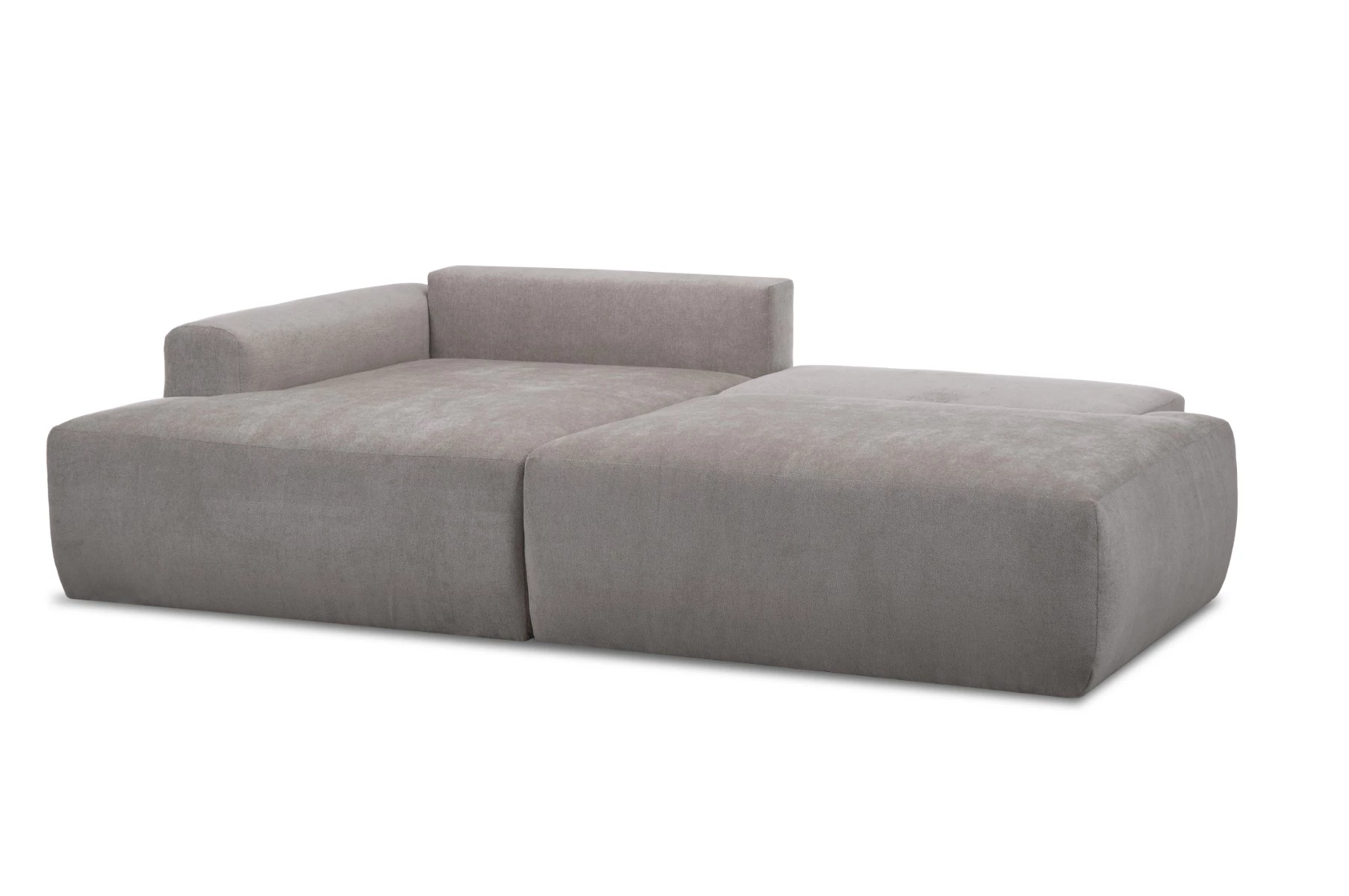 Syrenne ugaona garnitura sa ležajem i prostorom za odlaganje 246x152x87 cm taupe leva