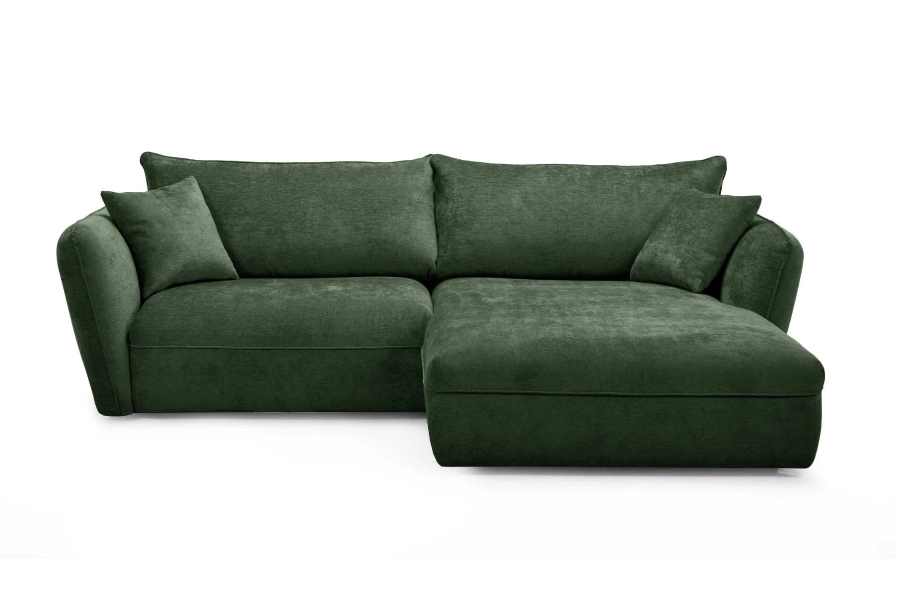 Luigi ugaona garnitura 260x180x84 cm zelena desna