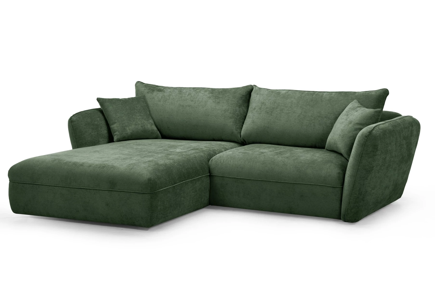 Luigi ugaona garnitura 260x180x84 cm zelena leva