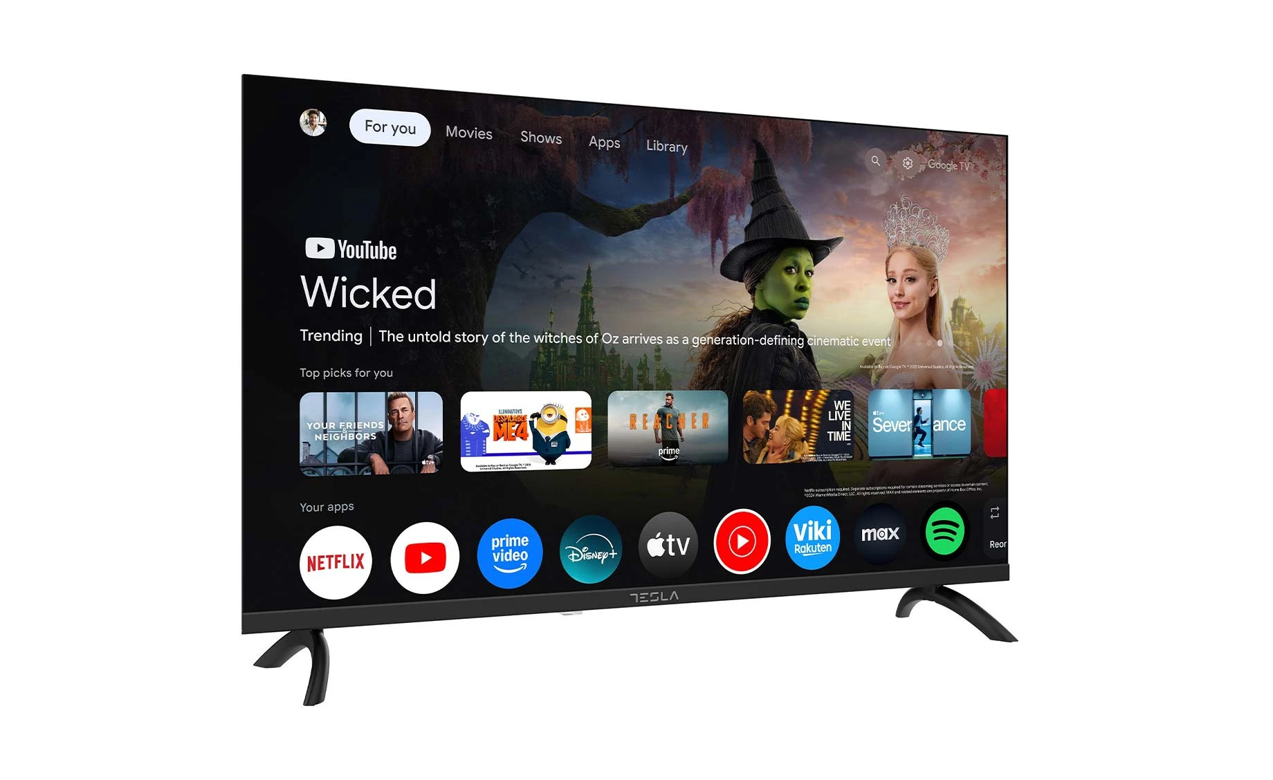 Tesla 32E655BHS 32"(82cm) HD LED Google TV