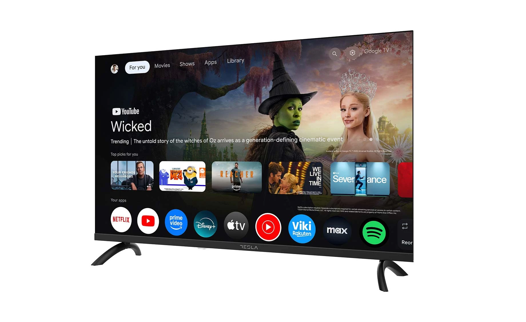Tesla 32E655BHS 32"(82cm) HD LED Google TV