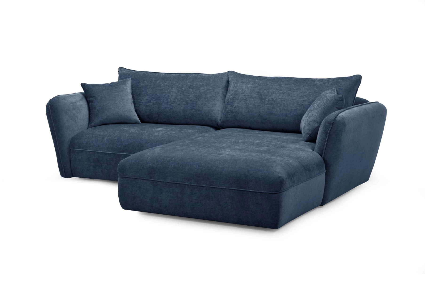 Luigi ugaona garnitura 260x180x84 cm plava desna