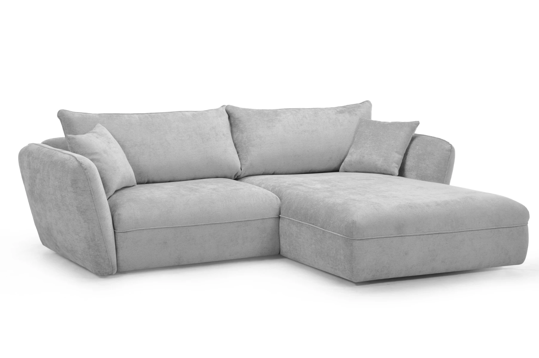 Luigi ugaona garnitura 260x180x84 cm siva desna