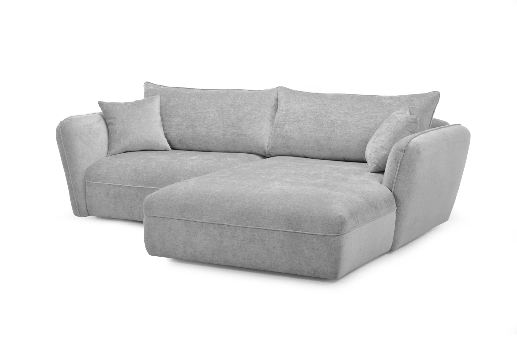 Luigi ugaona garnitura 260x180x84 cm siva desna