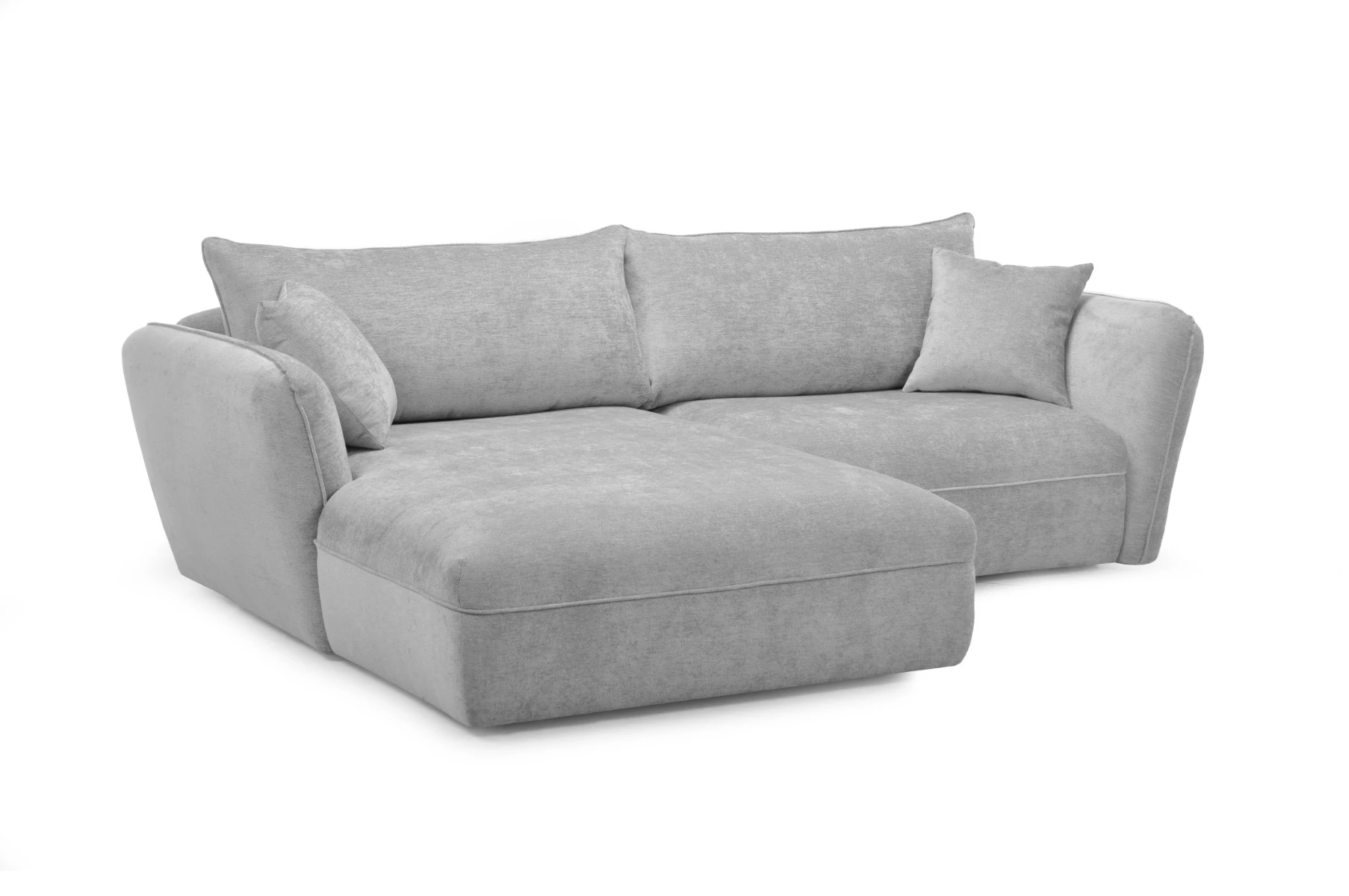 Luigi ugaona garnitura 260x180x84 cm siva leva