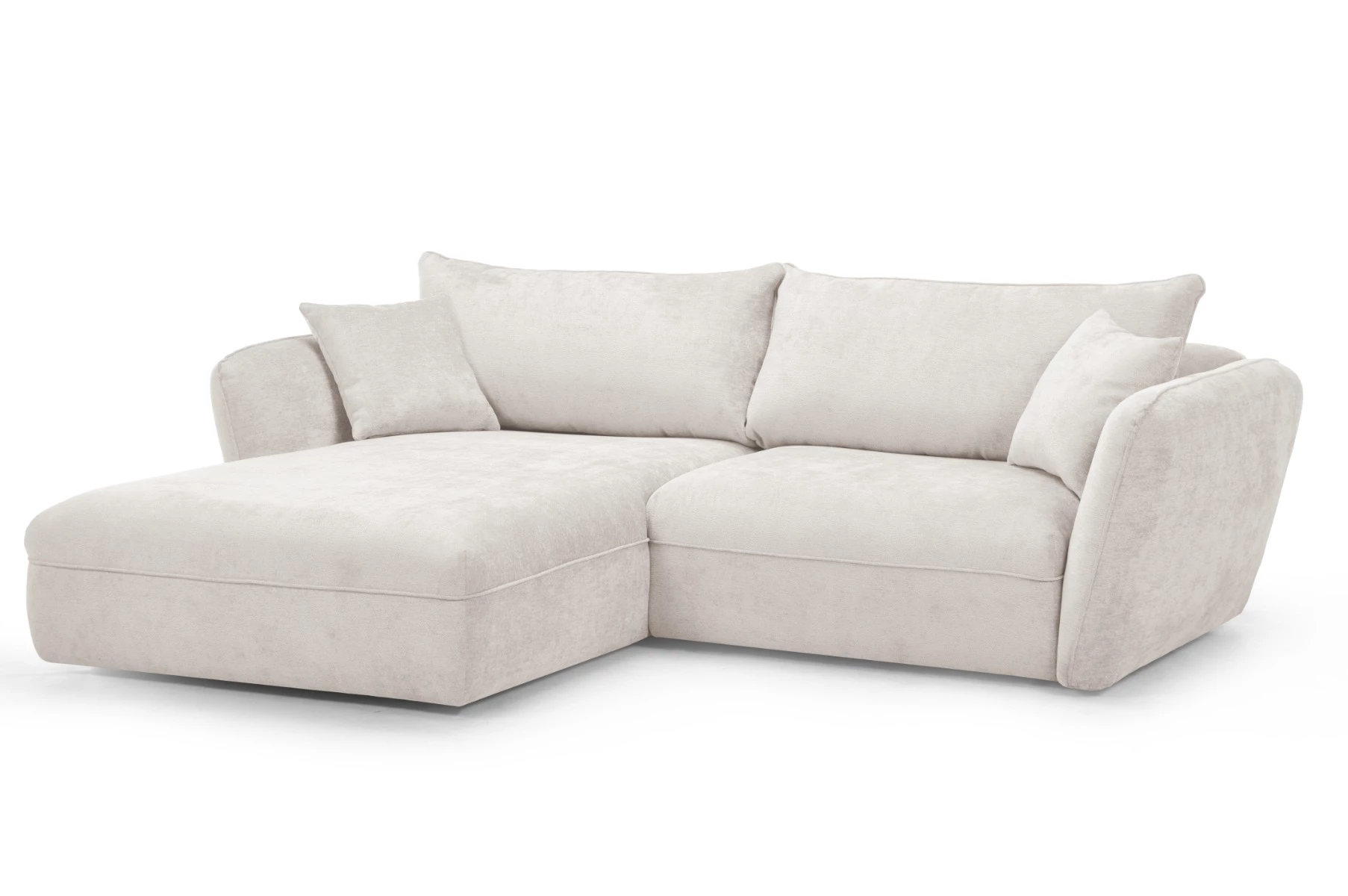 Luigi ugaona garnitura 260x180x84 cm svetlo bež leva