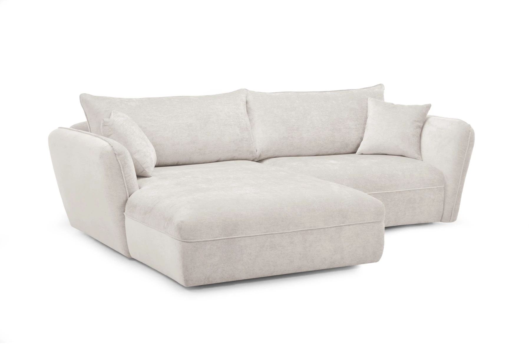 Luigi ugaona garnitura 260x180x84 cm svetlo bež leva