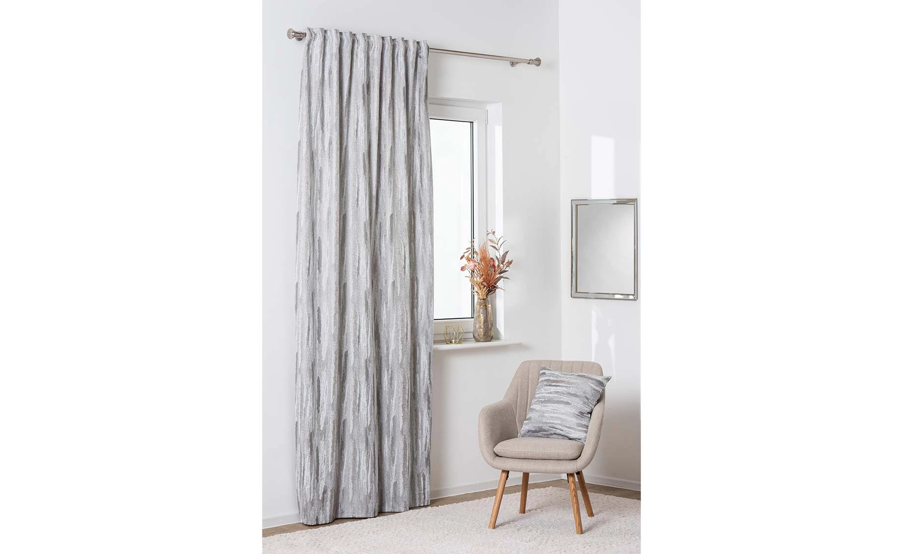 Zavesa Luxa 140x260cm siva