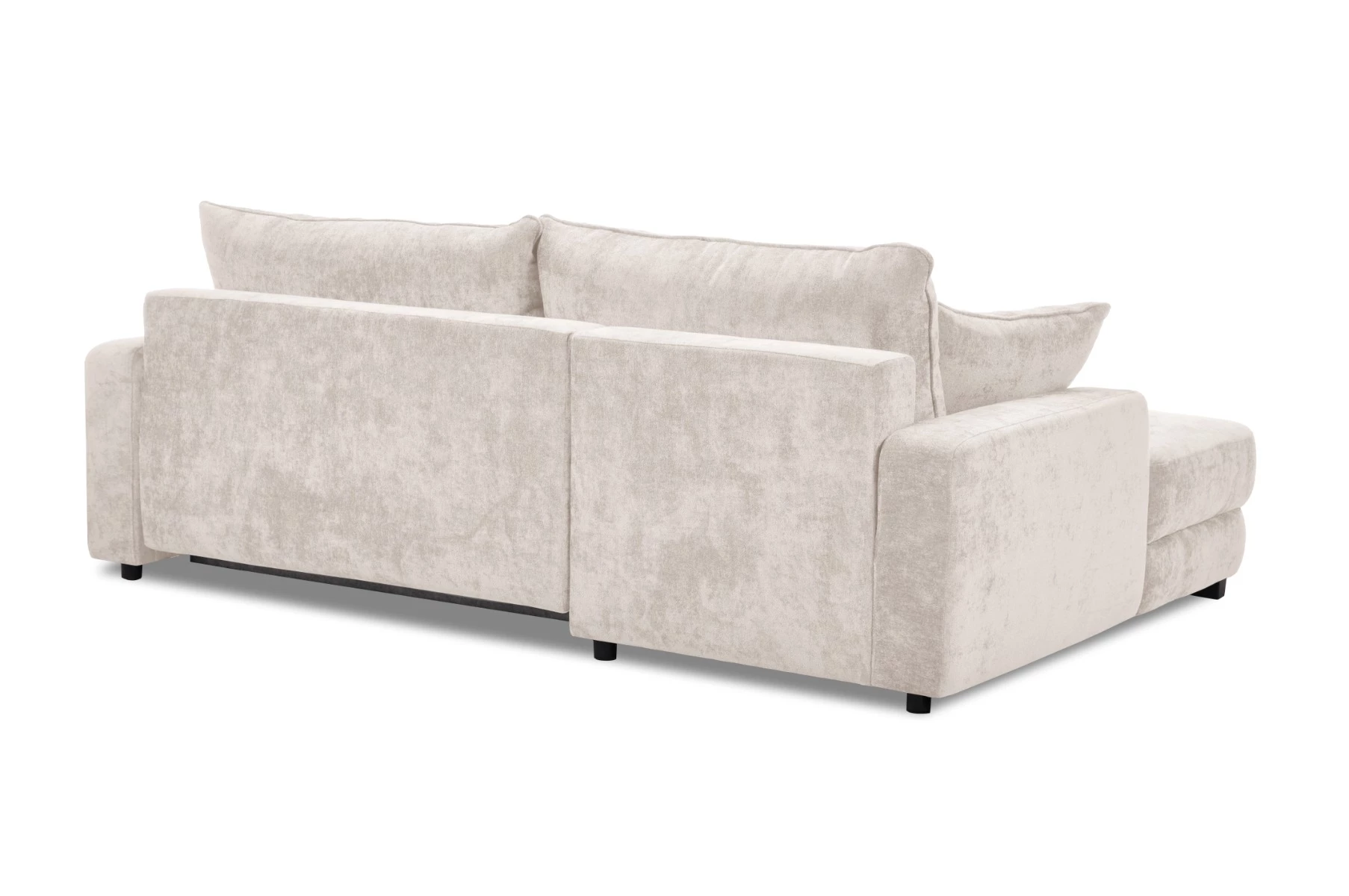 Side ugaona garnitura sa ležajem i prostorom za odlaganje 237x147x85 cm bež leva