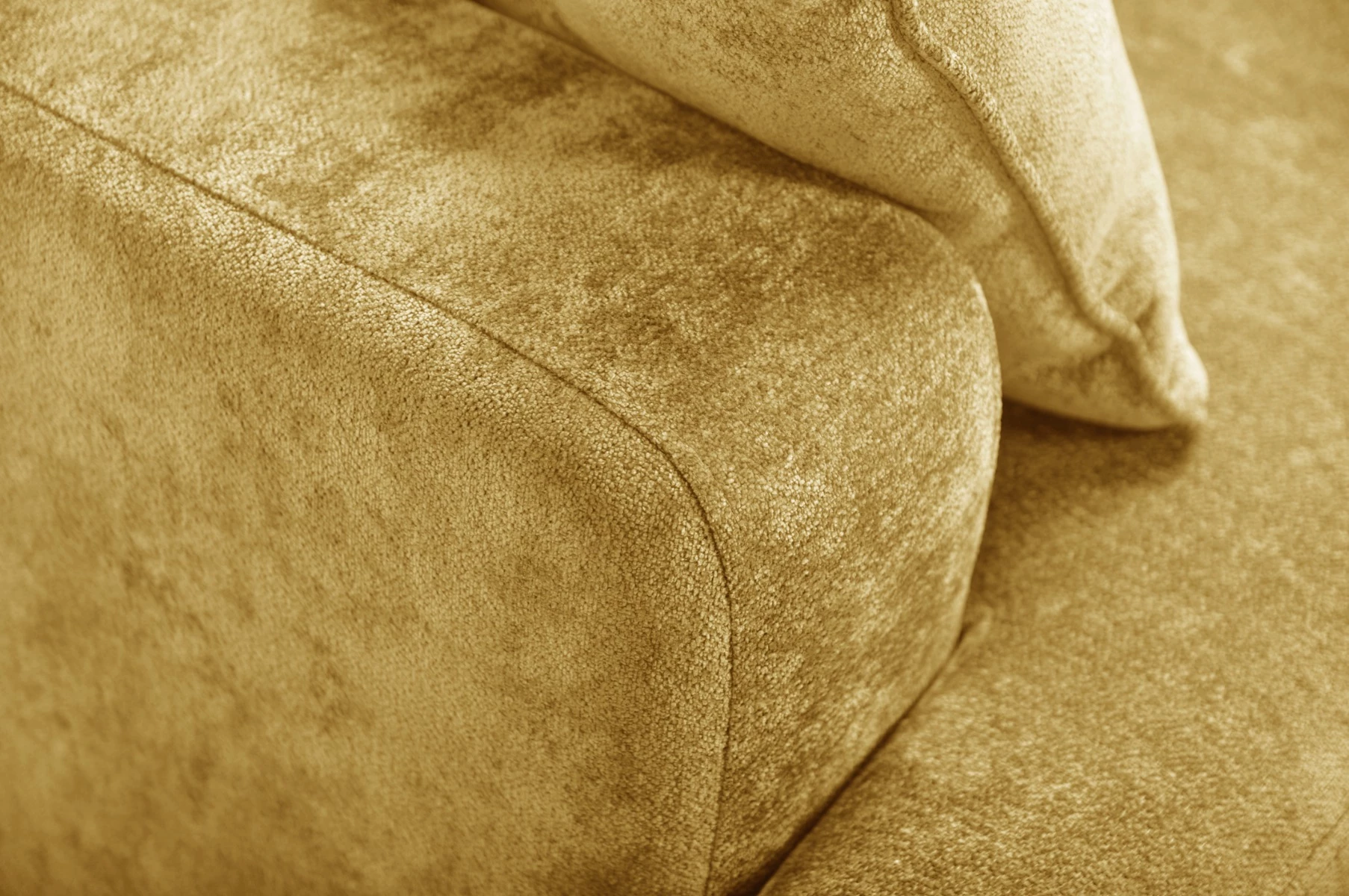 Side ugaona garnitura sa ležajem i prostorom za odlaganje 237x147x85 cm žuta desna