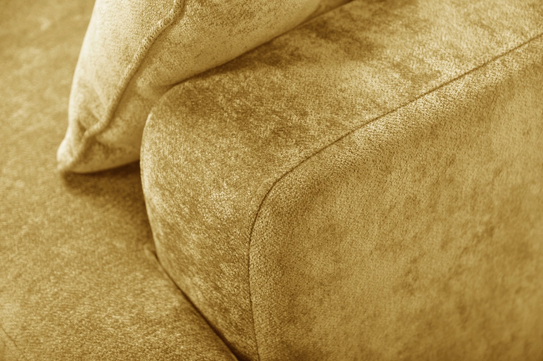 Side ugaona garnitura sa ležajem i prostorom za odlaganje 237x147x85 cm žuta leva