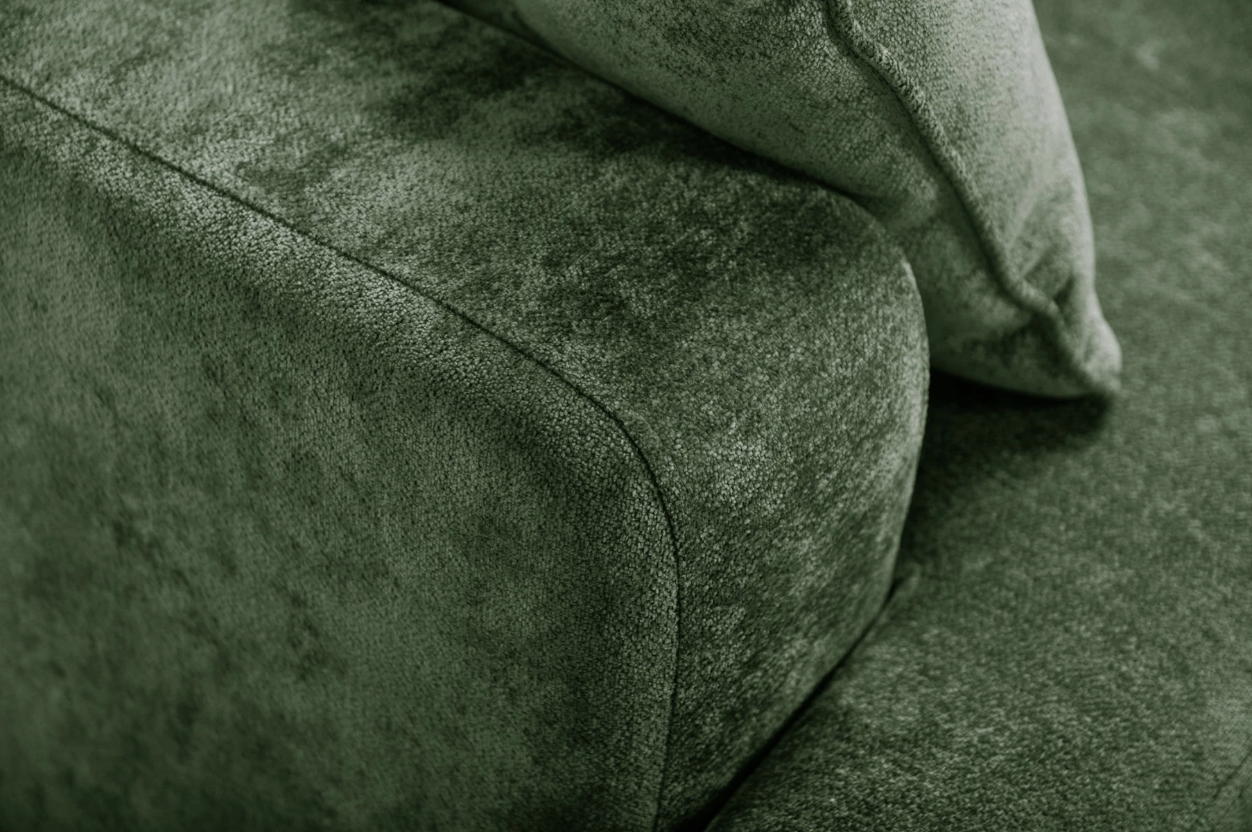 Side ugaona garnitura sa ležajem i prostorom za odlaganje 237x147x85 cm zelena desna