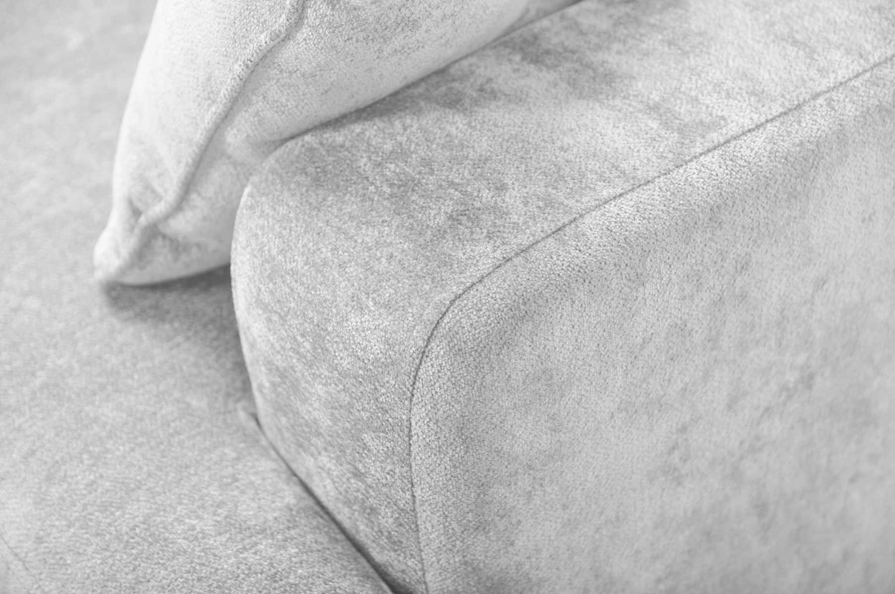 Side ugaona garnitura sa ležajem i prostorom za odlaganje 237x147x85 cm svetlo siva leva