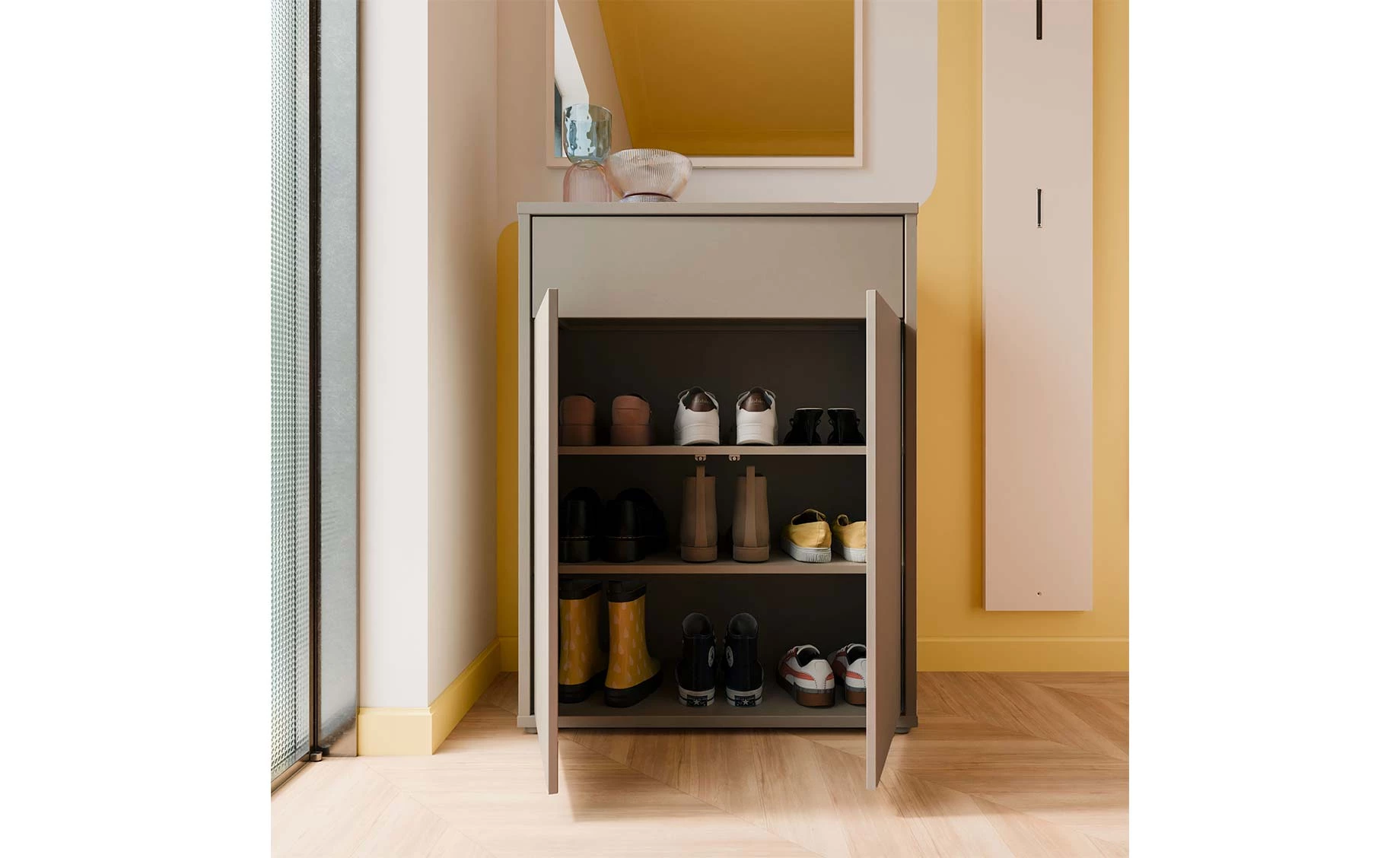 Alice cipelarnik 74.1X34.9X99.1 taupe