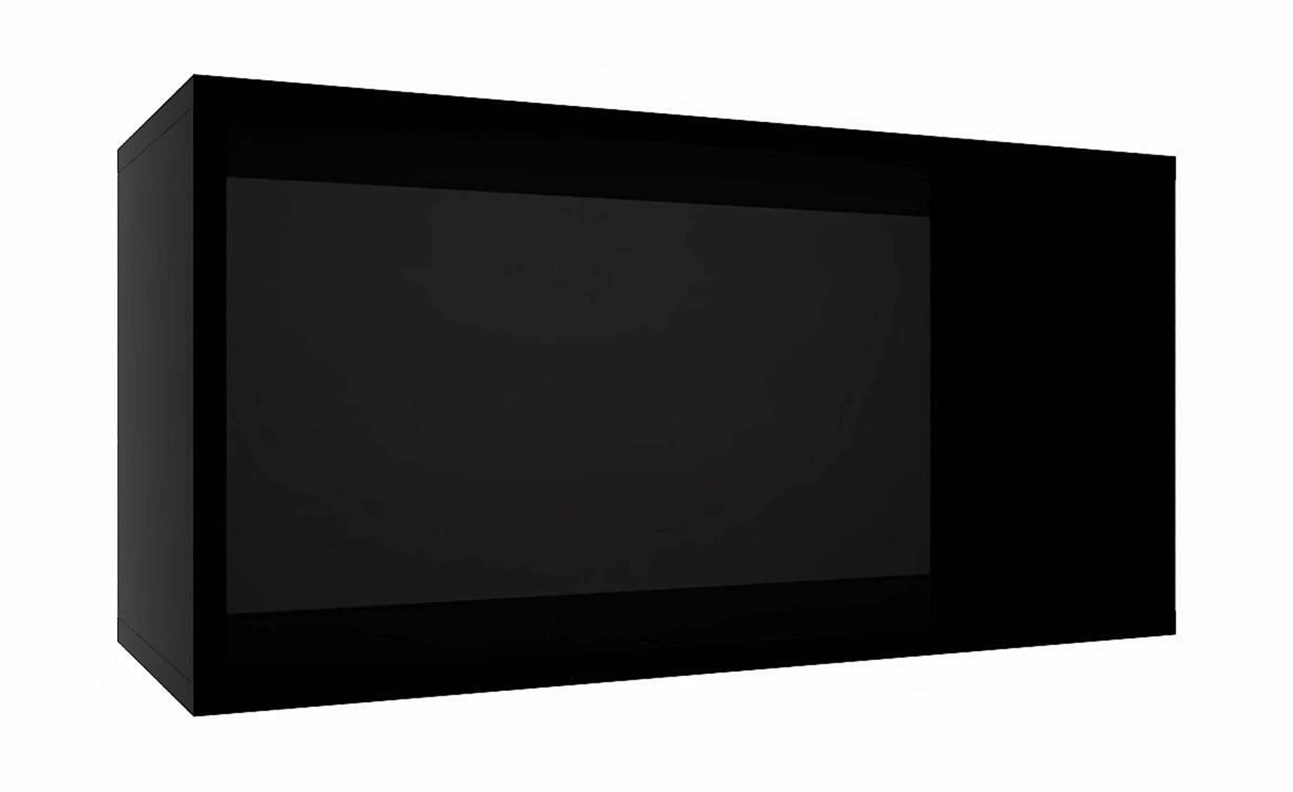Izumi zidna polica 700x30x35 cm mat crna