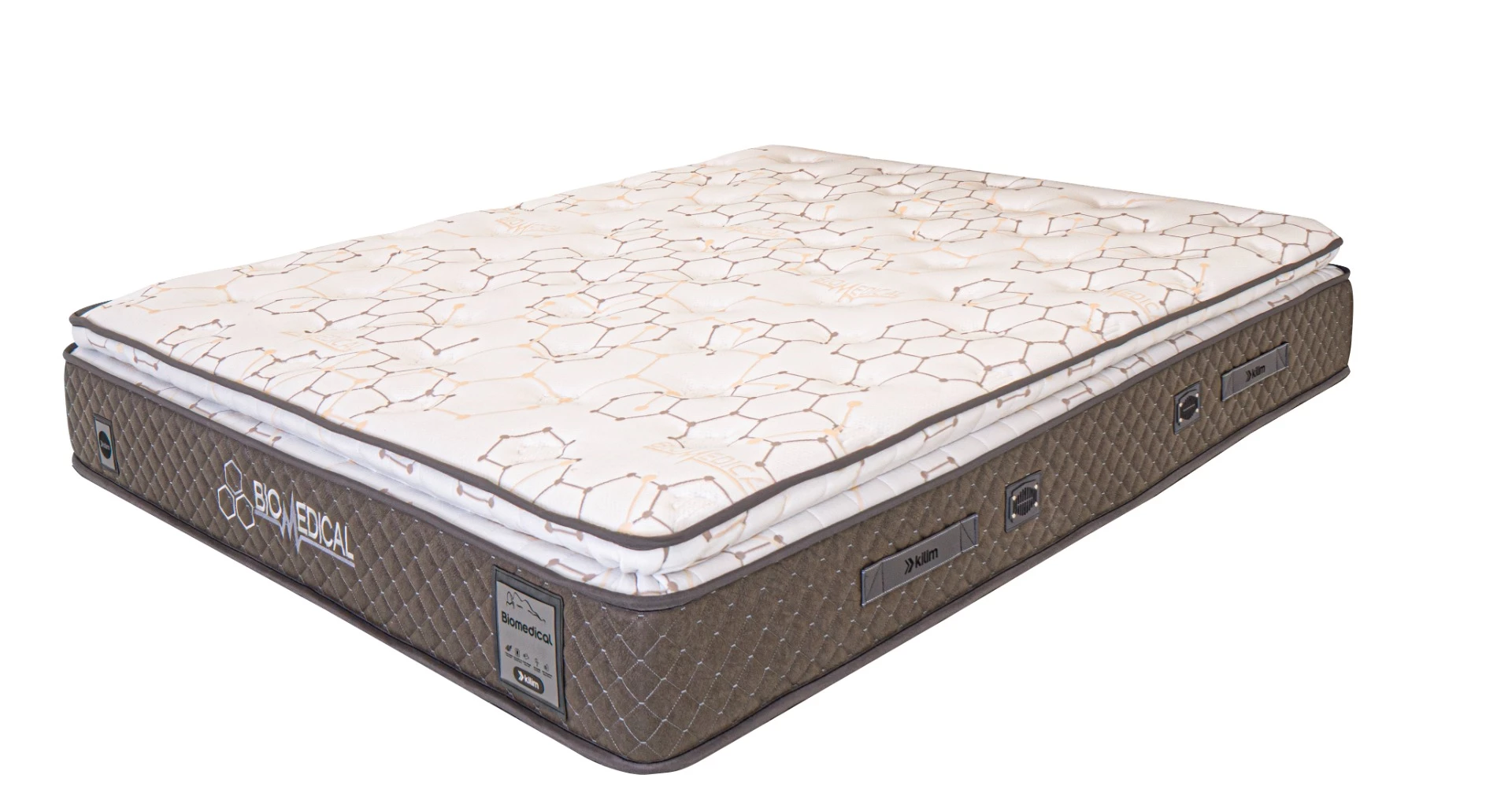 Bio medical boxspring krevet 156x209x113,5 cm smeđi