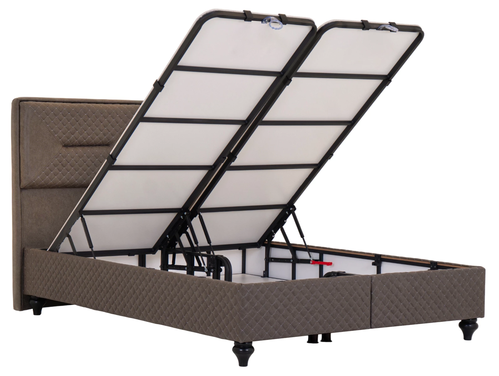 Bio medical krevet sa prostorom za odlaganje 186x209x113,5 cm braon