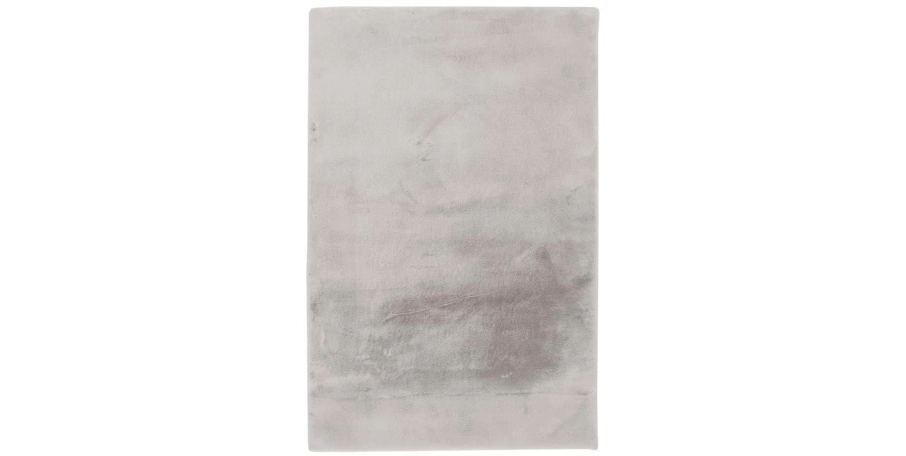 Tepih rabbit fur bela 80x150cm svetlo sivi