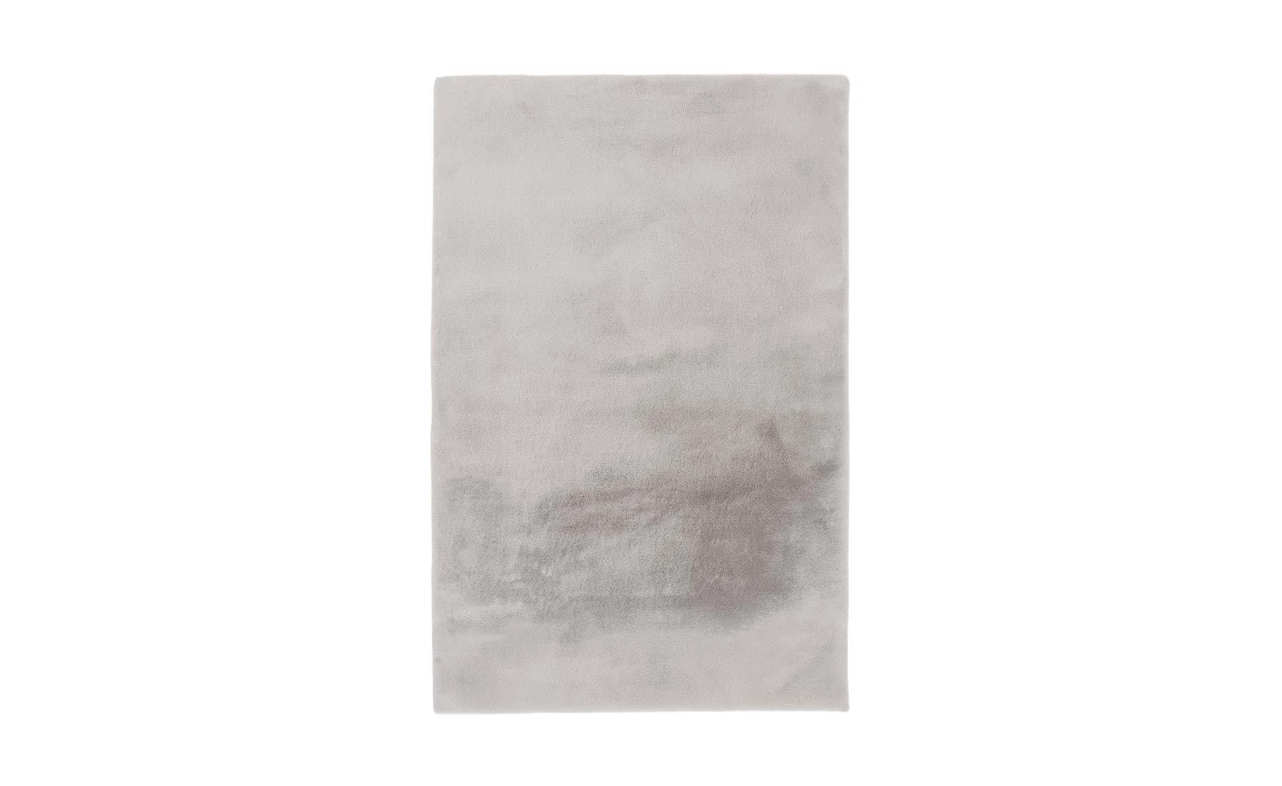 Tepih rabbit fur bela 120x170cm svetlo sivi