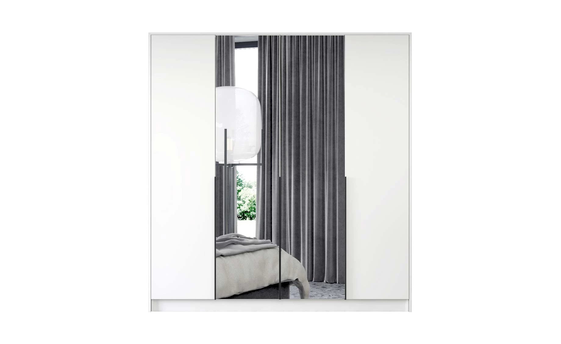 Moda otklopni ormar 203x60x215 cm bela